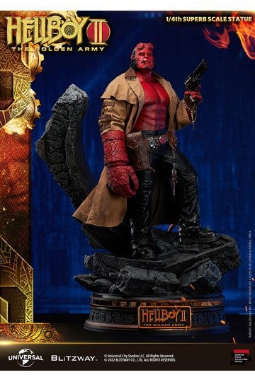 Miniature : HELLBOY II THE GOLDEN ARMY 1/4 SCALE HELLBOY SUPERB STATUE (BLITZWAY 2023)