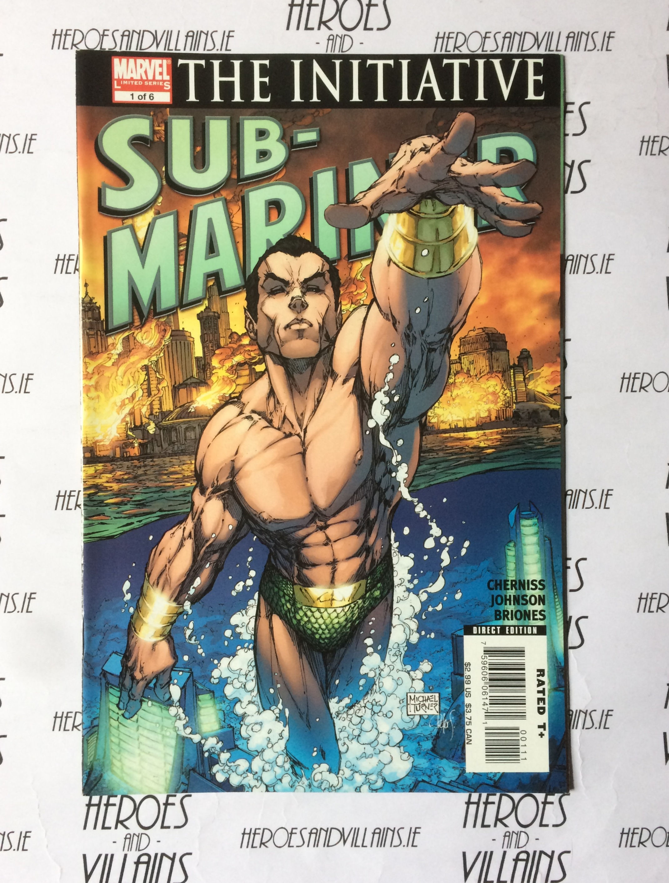 SUB-MARINER THE INITIATIVE #1 MICHAEL TURNER COVER (MARVEL COMICS 2007)