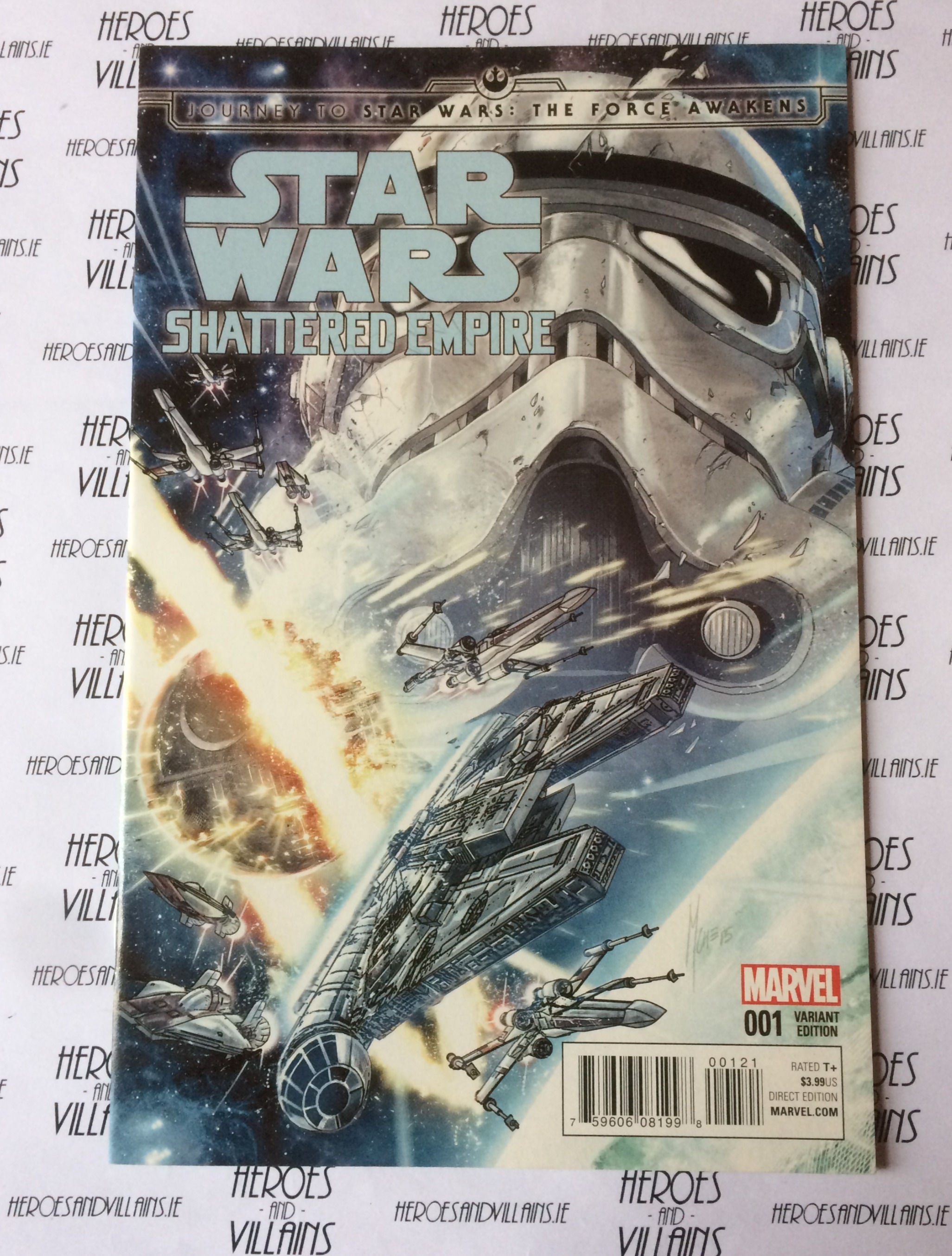 STAR WARS JOURNEY FORCE AWAKENS SHATTERED EMPIRE #1 CHECCHETTO VARIANT (MARVEL C