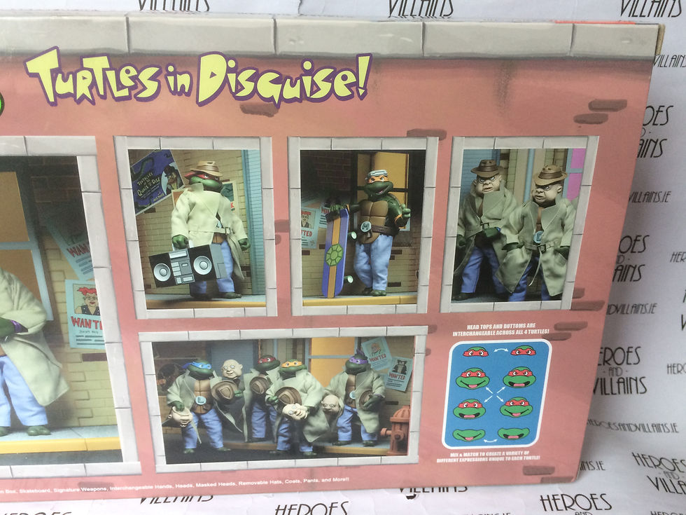 Miniaturbild: TEENAGE MUTANT NINJA TURTLES CARTOON TURTLES IN DISGUISE BOXSET (NECA 2022)