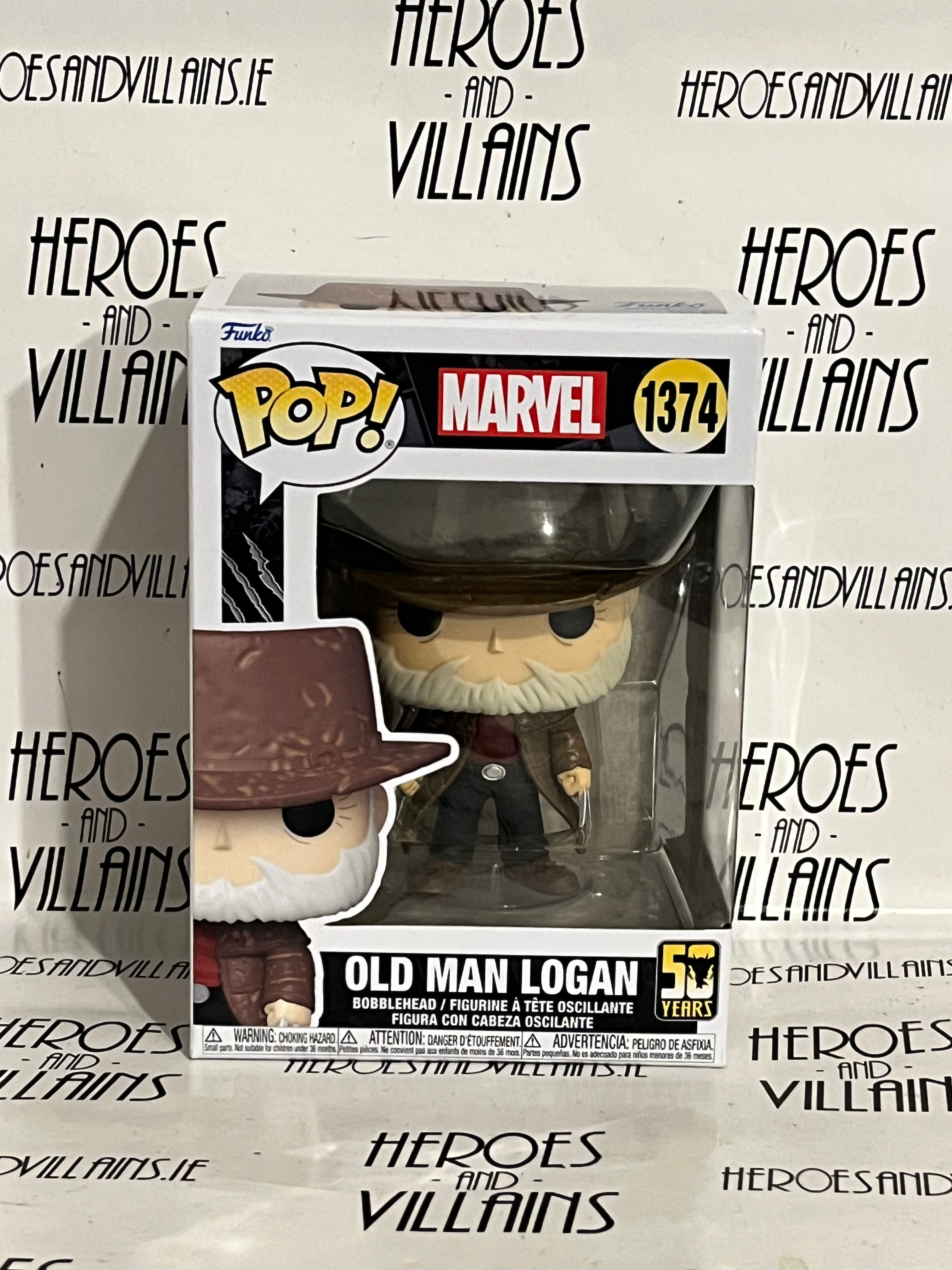 POP! MARVEL COMICS 1374 50 YEARS OF WOLVERINE OLD MAN LOGAN (FUNKO)