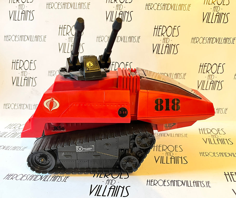 Miniature : GI JOE COBRA HISS TANK 818 RED VERSION (HASBRO 2004)