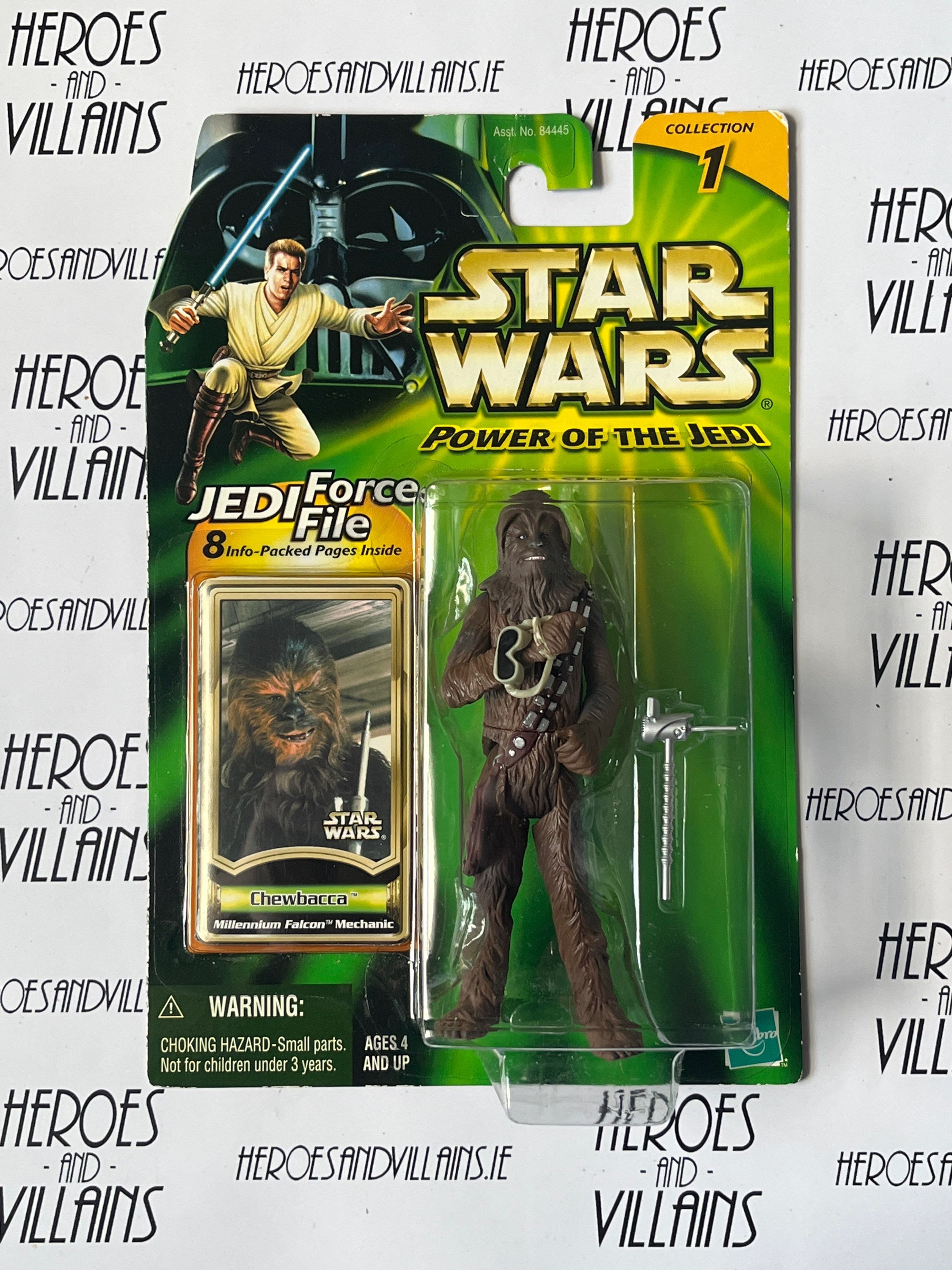 STAR WARS 3 3/4” POTJ MECHANIC CHEWBACCA (HASBRO 2000)