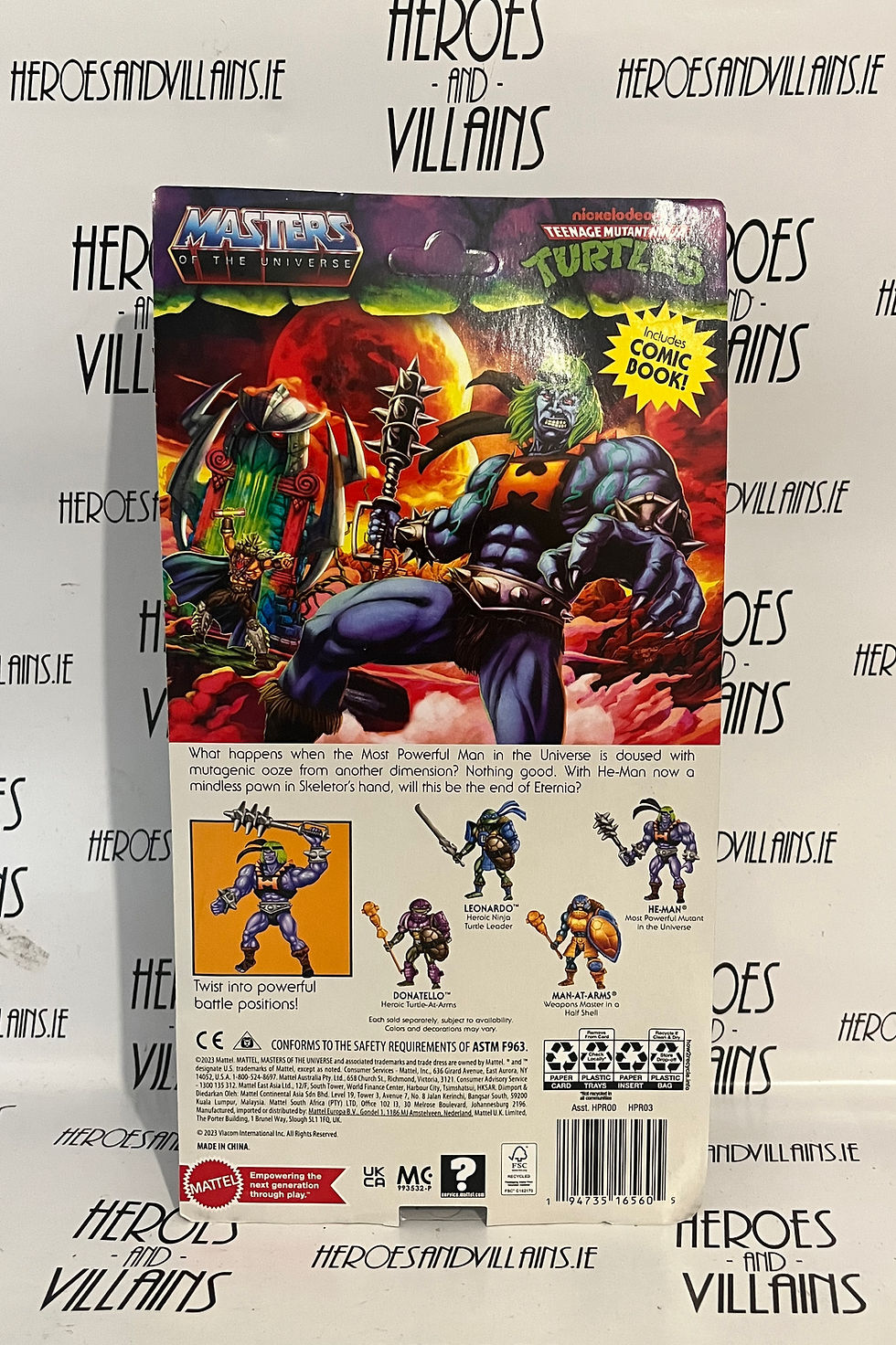 Thumbnail: MASTERS OF THE UNIVERSE TURTLES OF GRAYSKULL MUTATED HE-MAN (MATTEL 2