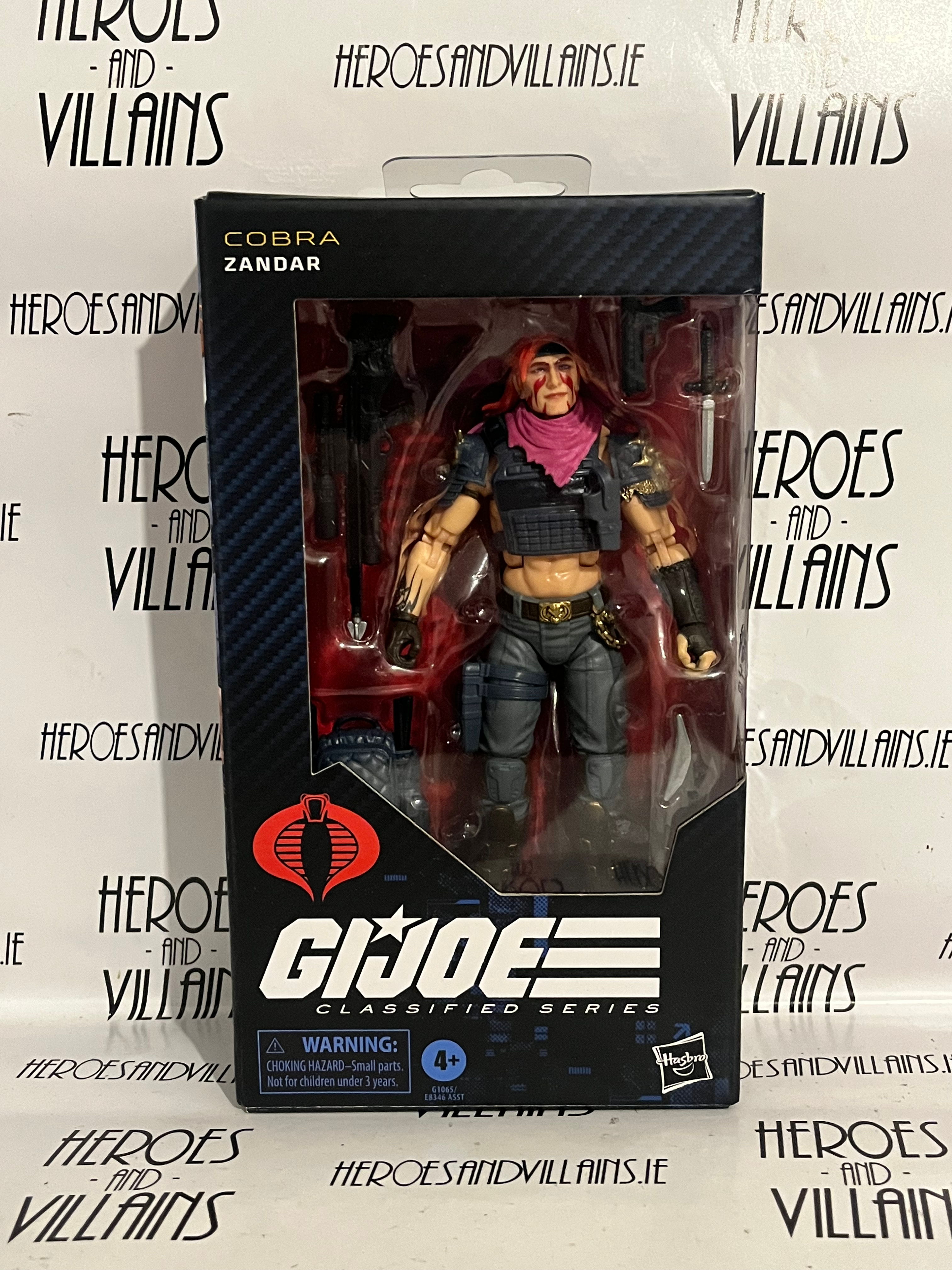 GI JOE CLASSIFIED 6” ZANDAR (HASBRO 2025)