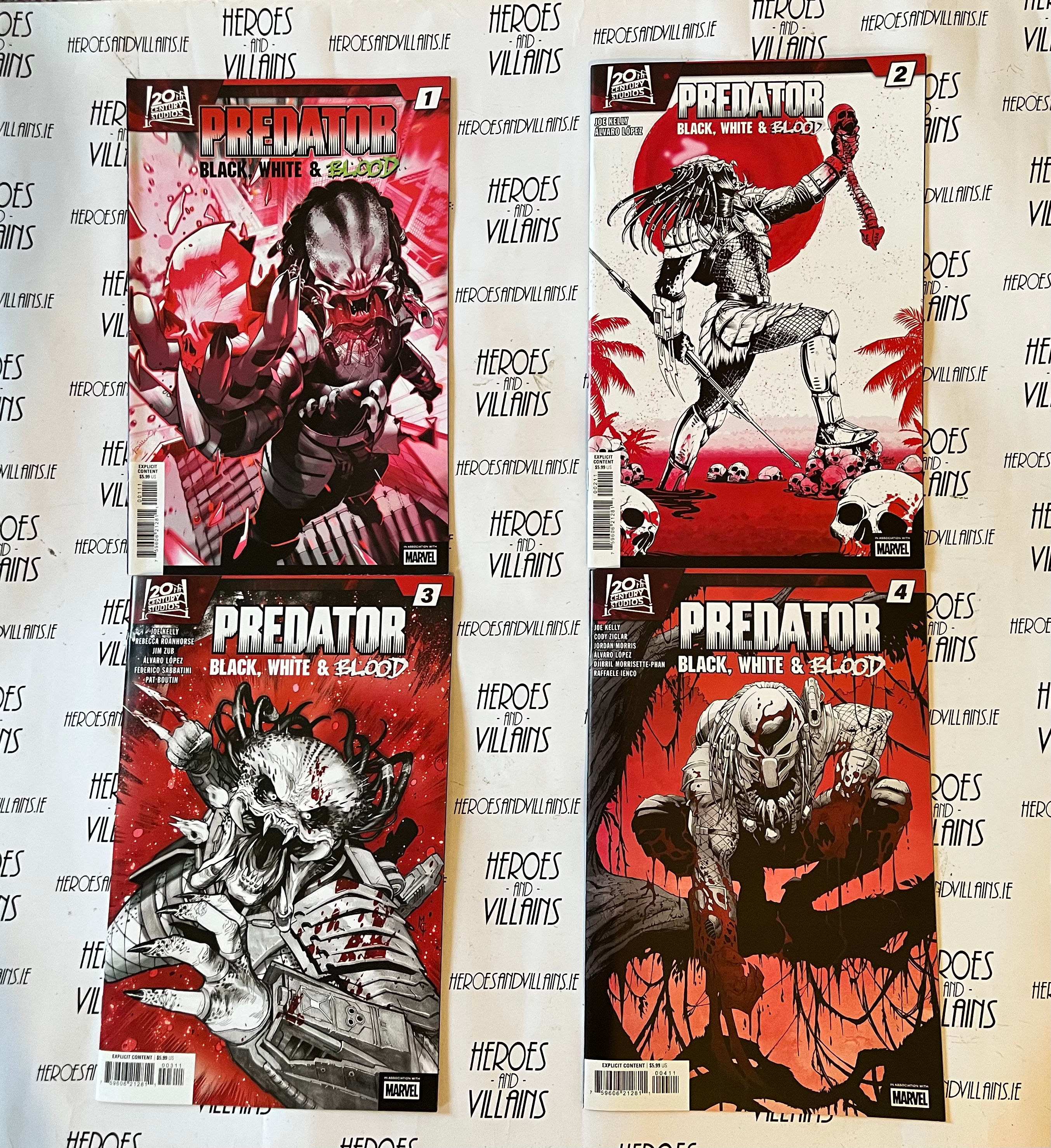 PREDATOR BLACK & WHITE & BLOOD MINISERIES (MARVEL COMICS 2025)