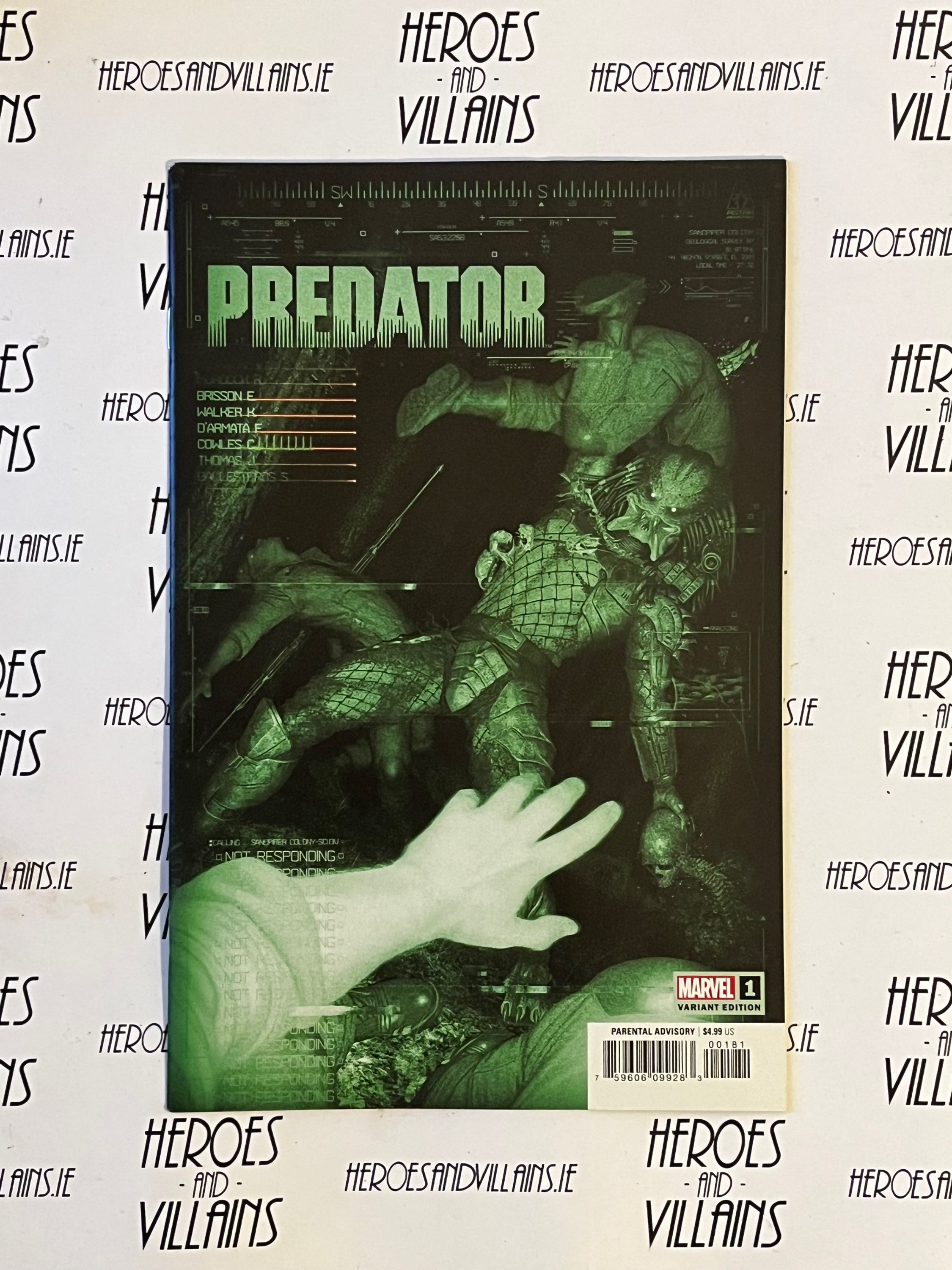 PREDATOR #1 RAHZZAH VARIANT COVER (MARVEL COMICS 2022)