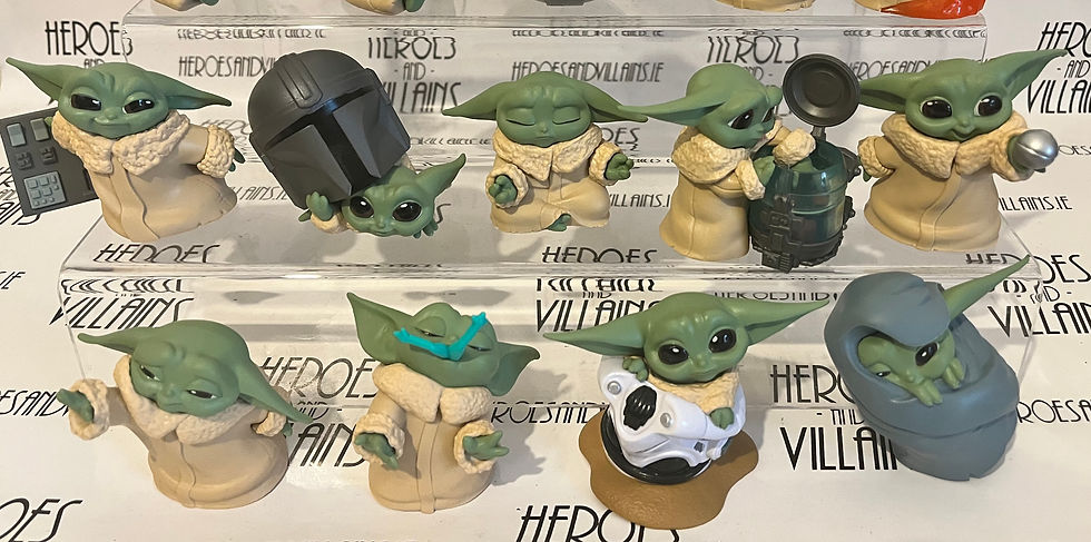 Miniature : STAR WARS THE MANDALORIAN BOUNTY COLLECTION THE CHILD GROGU SET OF 18 FIGURES (H