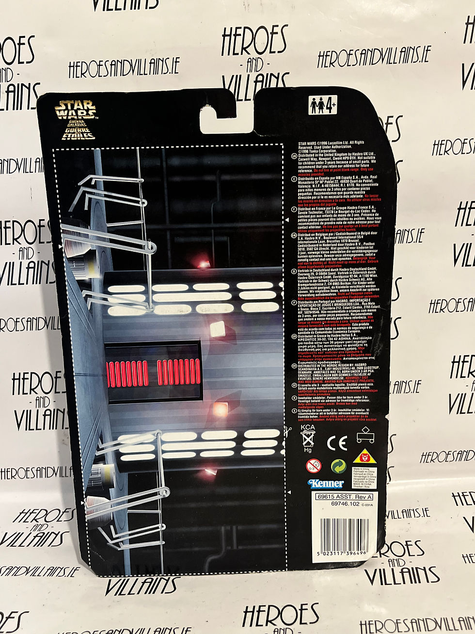 Miniature : STAR WARS 3 3/4” POTF FORCE FX ANH DARTH VADER VS OBI-WAN KENOBI/ ROTJ LUKE SKYW