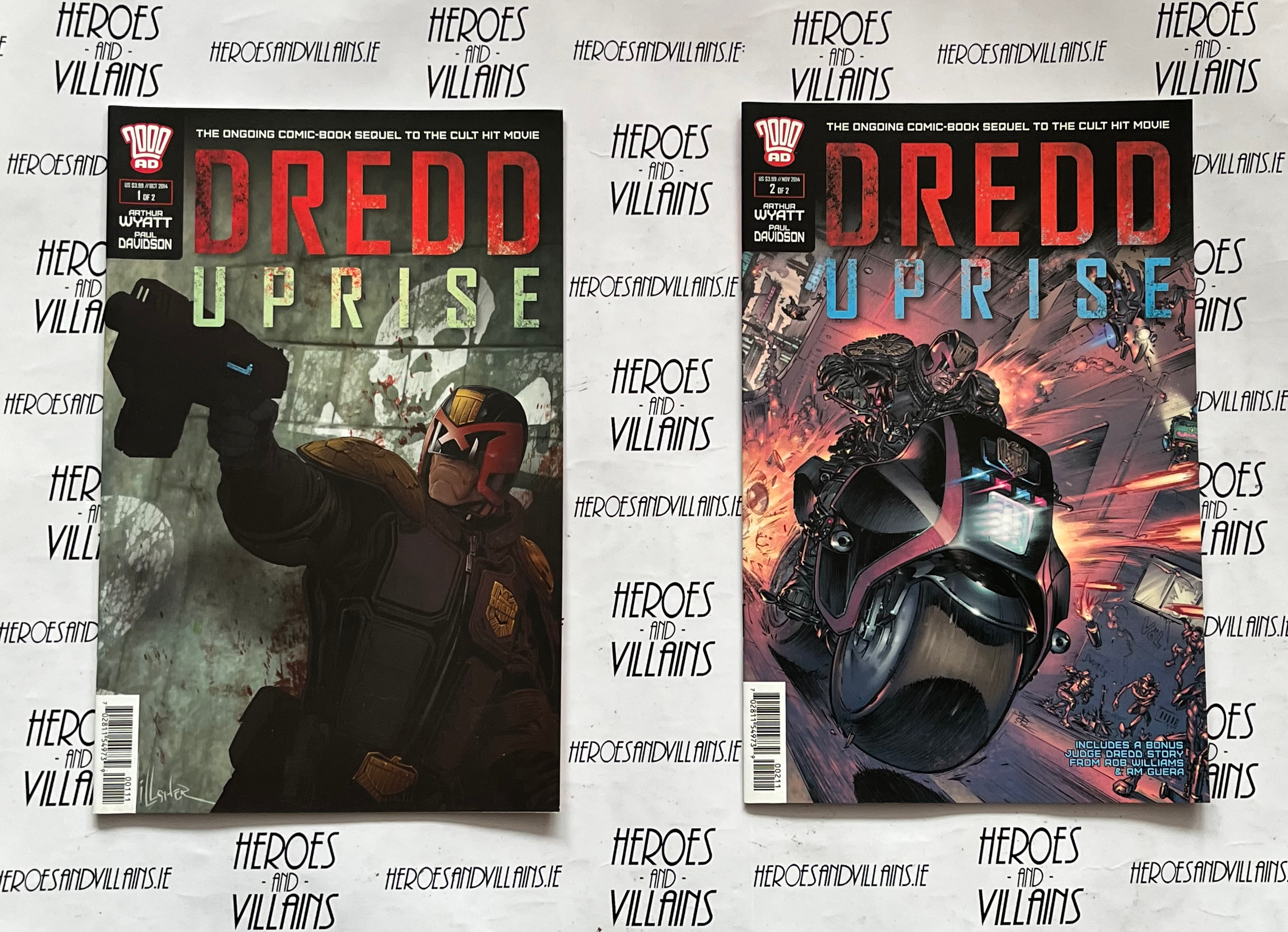 DREDD UPRISE MINI SERIES (REBELLION 2000AD 2014)
