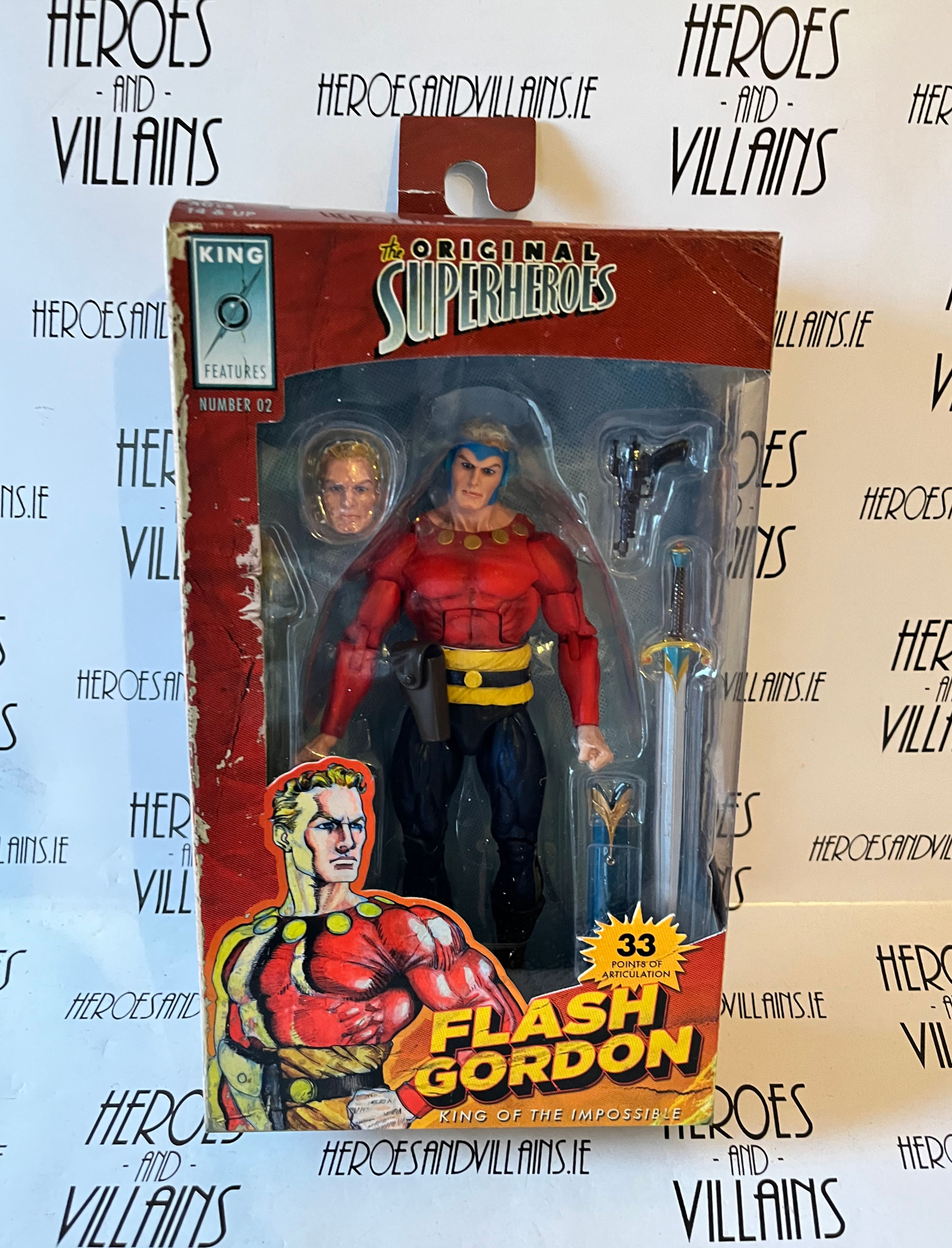 KING FEATURES ORIGINAL HEROES NO 2 FLASH GORDON (NECA 2021)