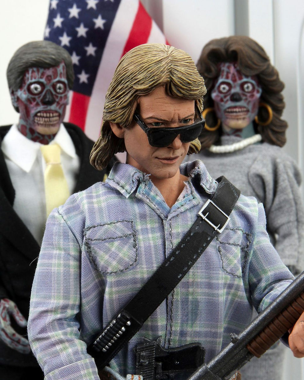 Miniature : THEY LIVE RETRO 8" CLOTHED  JOHN NADA (NECA 2020