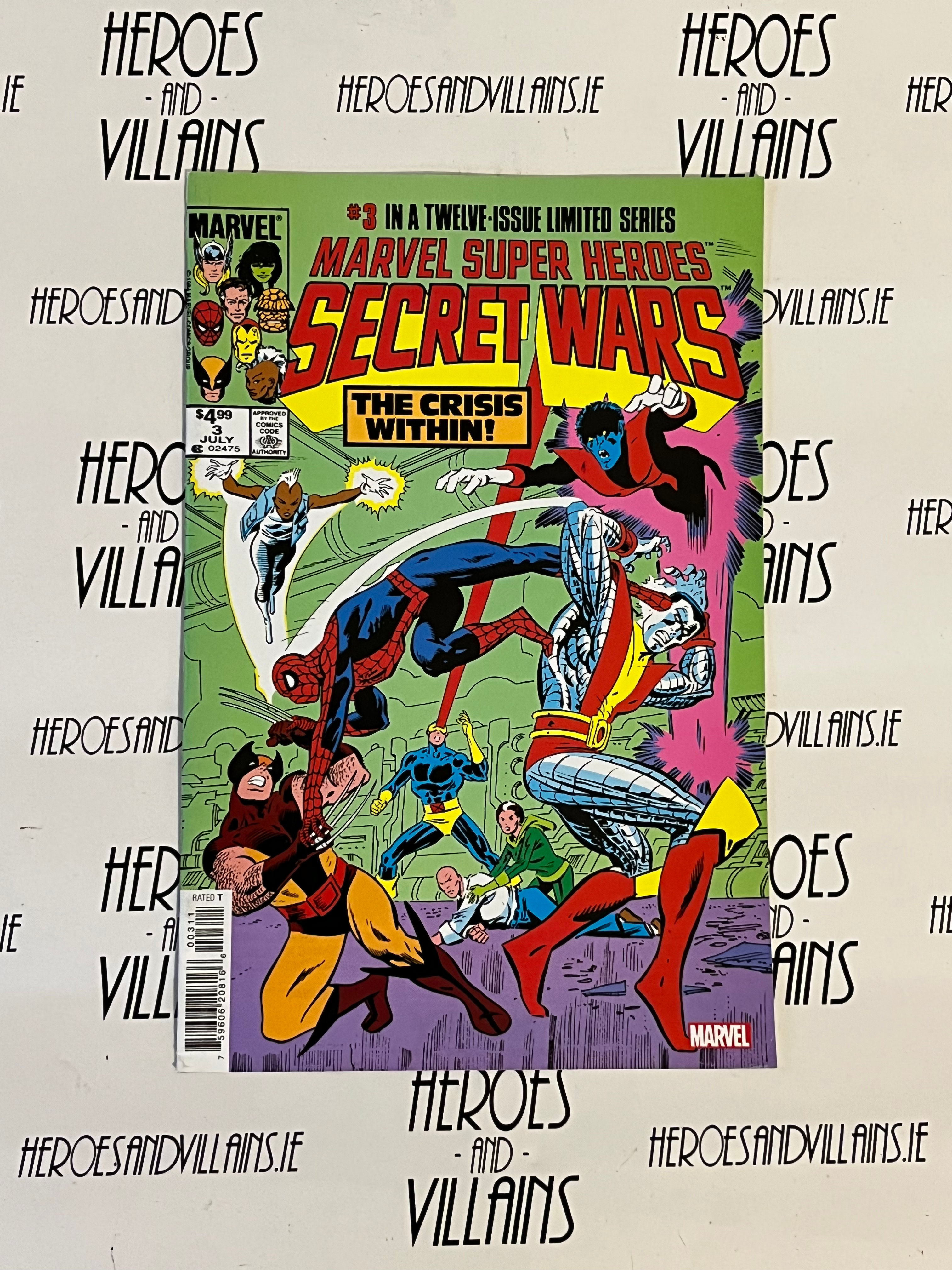 MARVEL SUPER HEROES SECRET WARS #3 FACSIMILE EDITION (MARVEL COMICS 2024)