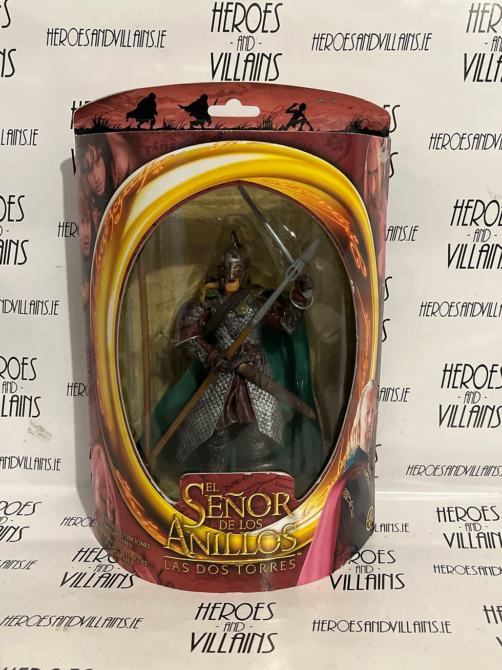 LORD OF THE RINGS THE TWO TOWERS ROHIRRIM SOLIDER -SPANISH PACKAGING (TOY BIZ