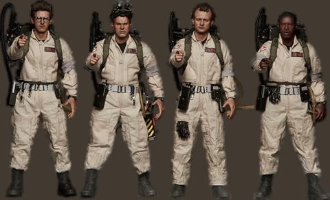 Miniaturbild: GHOSTBUSTERS 1/6 4 FIGURE AND SLIMER SPECIAL PACK (BLITZWAY 2016)