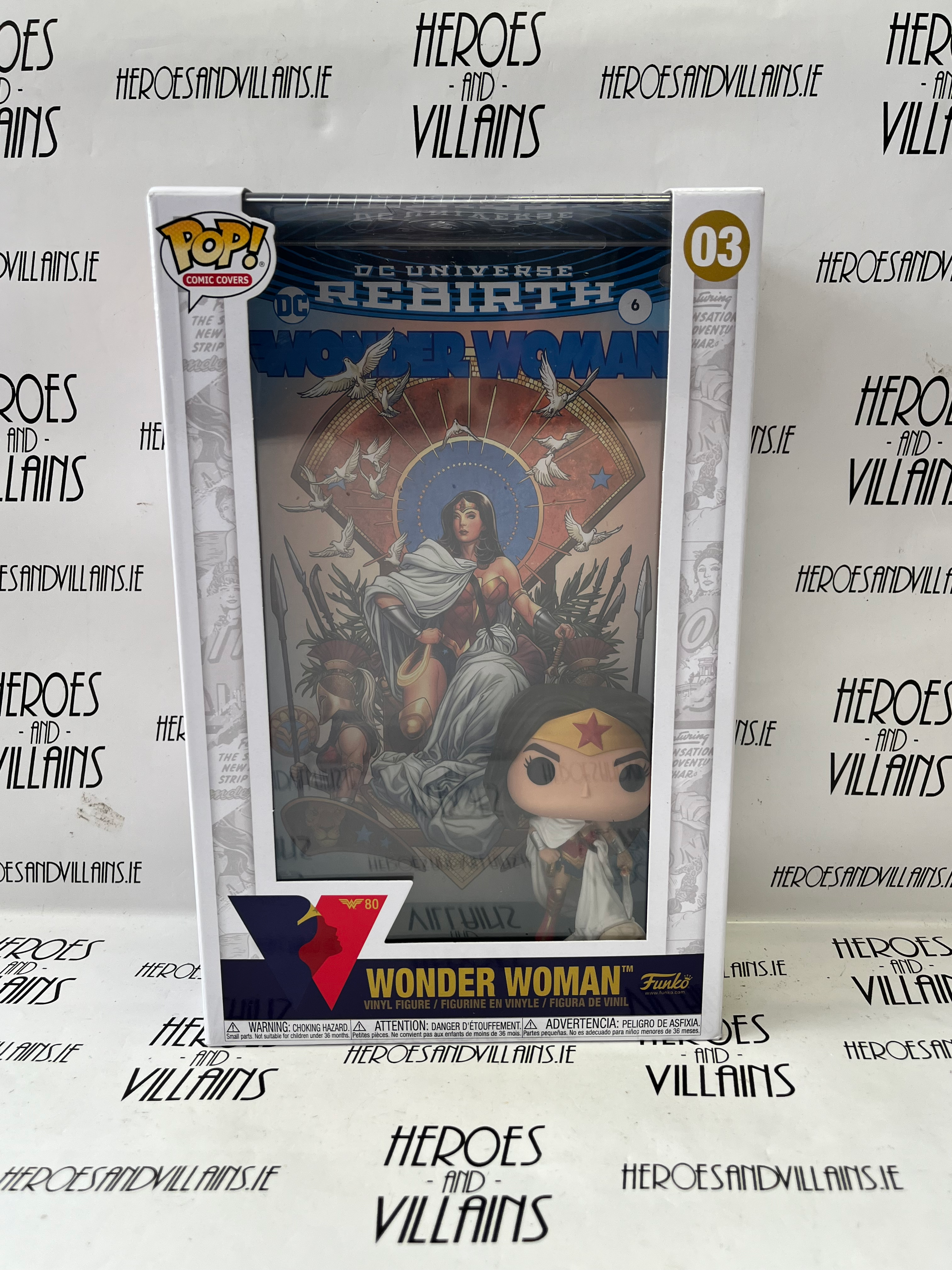 POP! COMIC COVERS 03 DC REBIRTH WONDER WOWAN #6  WONDER WOMAN  (FUNKO) 
