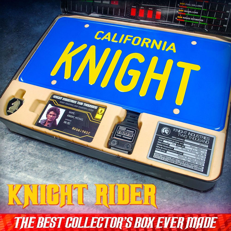 Miniatura: KNIGHT RIDER F.L.A.G. AGENT  BOX SET (DOCTOR COLLECTOR 2024)