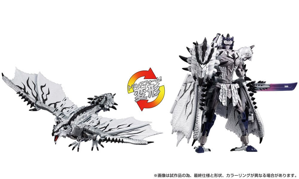 PRE-ORDER: TRANSFORMERS X MONSTER HUNTER SILVER RATHALOS PRIME (TAKARA 2025) 