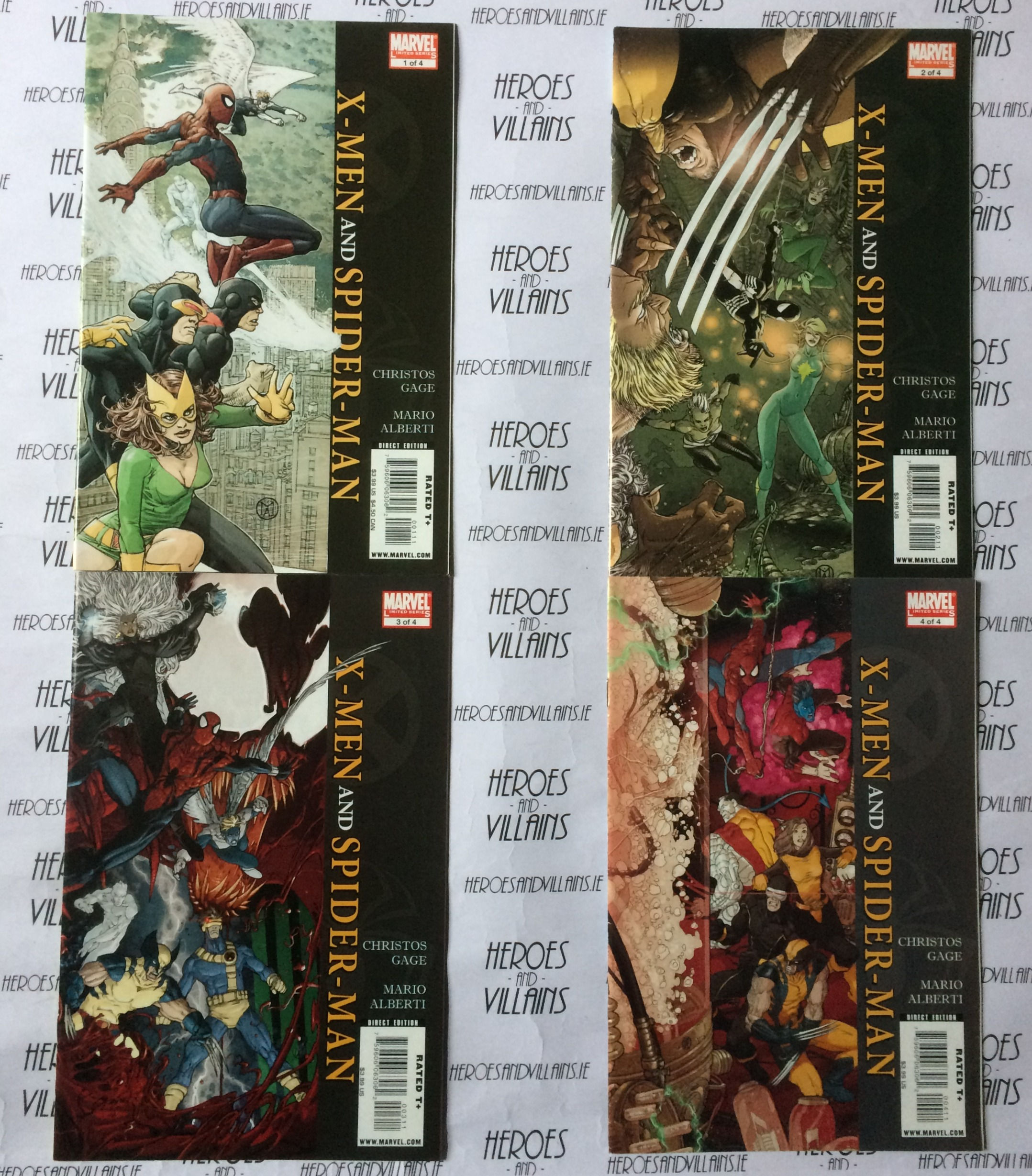 X-MEN SPIDER-MAN MINI SERIES (MARVEL COMICS 2008)