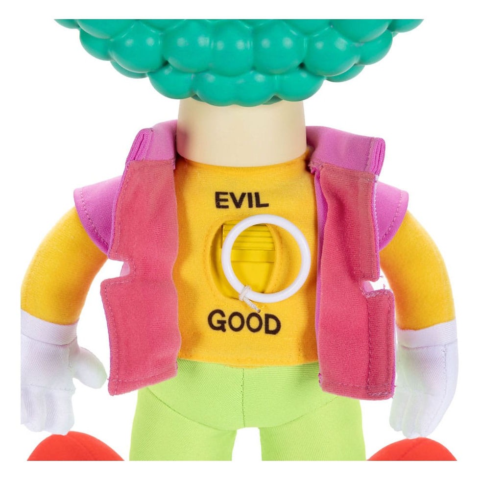 Miniature : THE SIMPSONS TALKING KRUSTY THE KLOWN PLUSH DOLL (JAKKS PACIFIC 2025)  