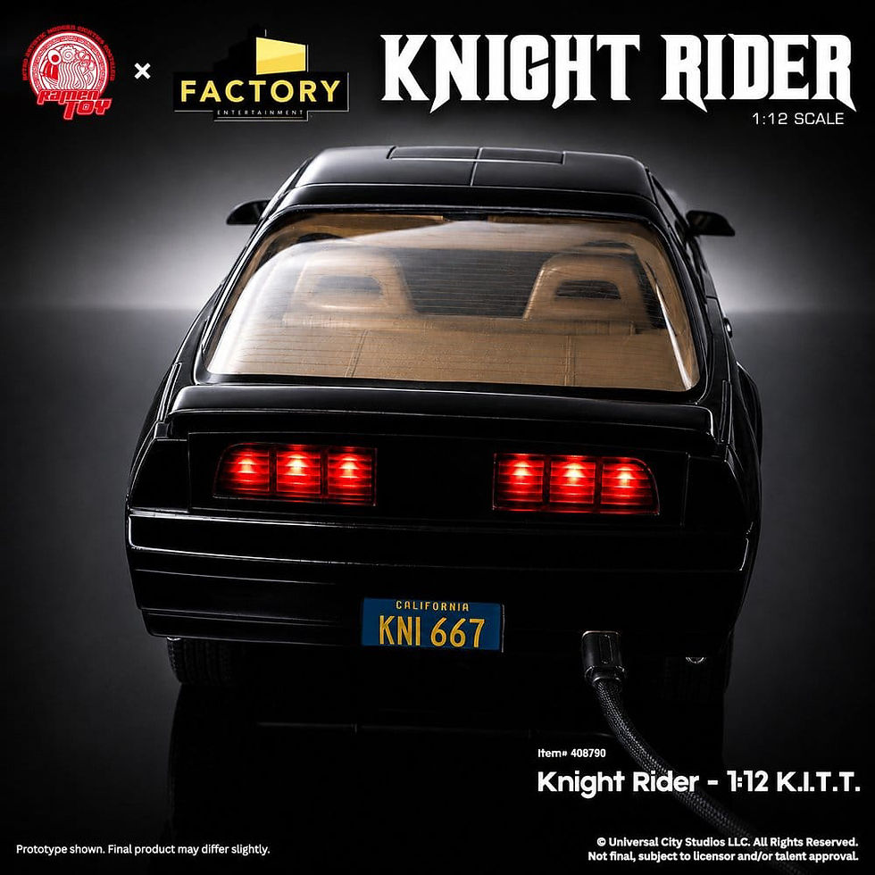 Miniaturbild: PRE-ORDER: KNIGHT RIDER 1/12 KITT & MICHAEL KNIGHT (RAMEN TOYS/ FACTORY ENTERTAI