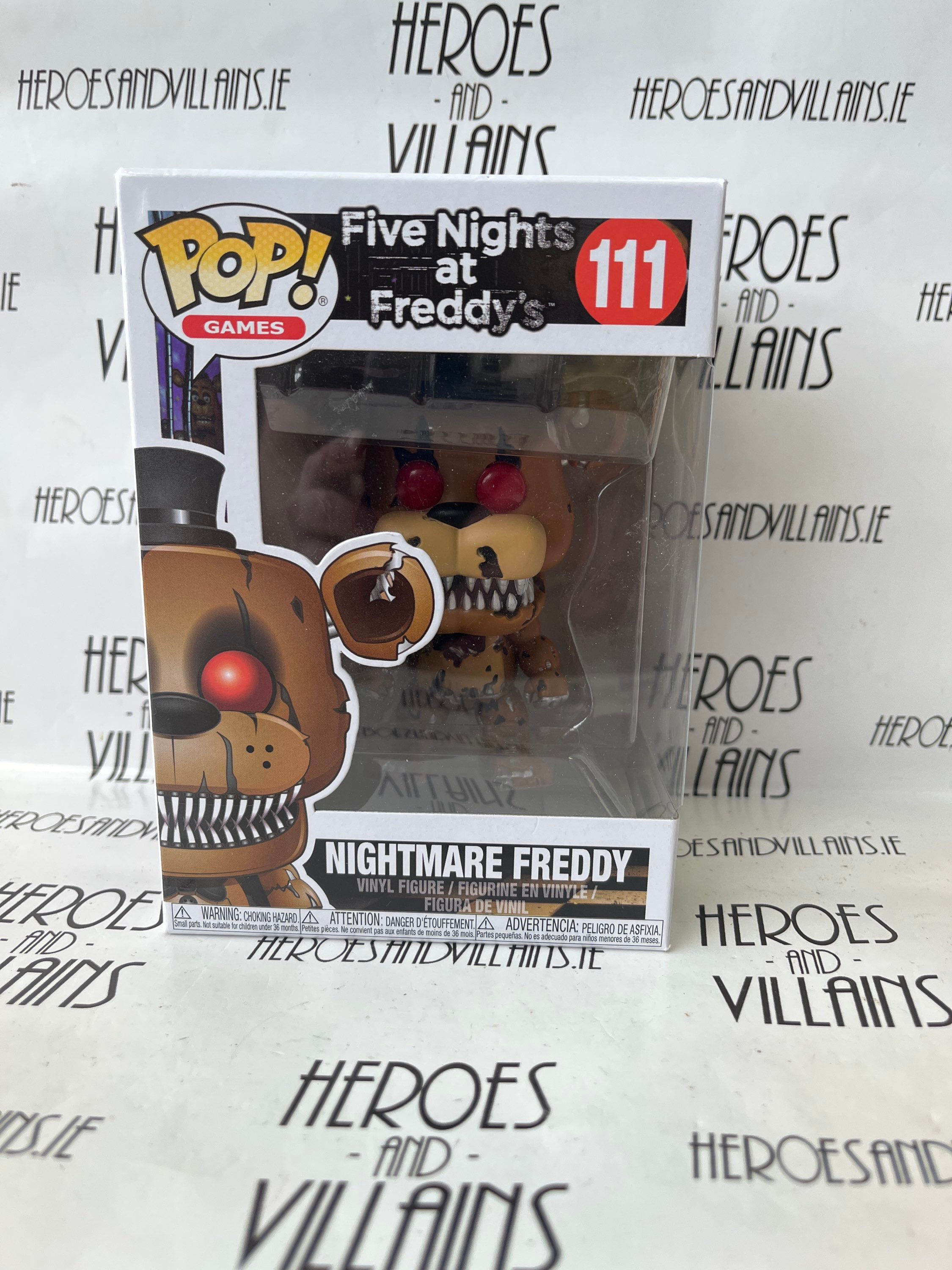 POP! GAMES 111 FIVE NIGHTS AT FREDDYS NIGHTMARE FREDDY (FUNKO)