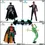 Miniature : DC MULTIVERSE BATMAN FOREVER BATMAN, ROBIN, TWO-FACE ,RIDDLER,  BATMOBILE AND AL