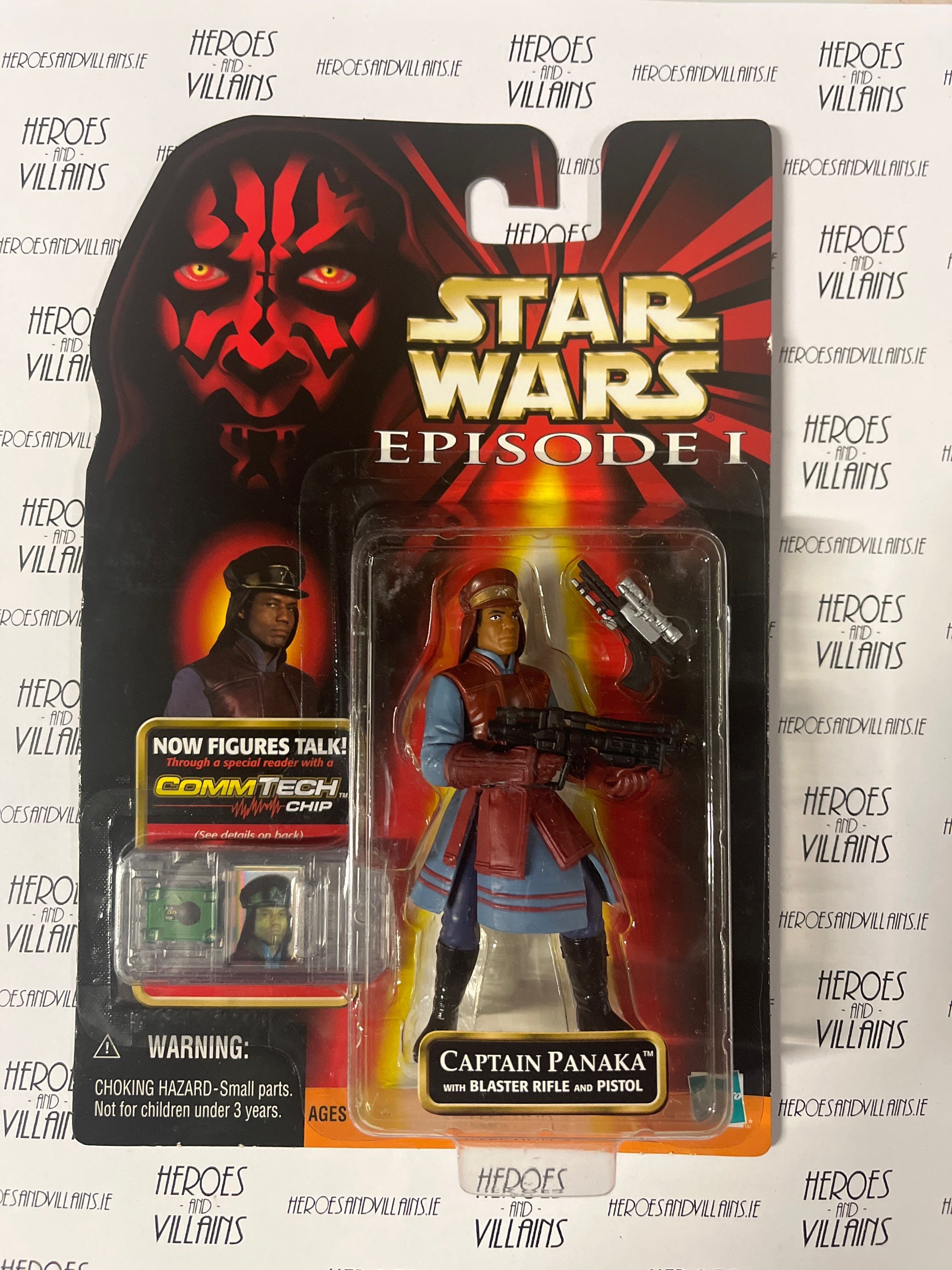 STAR WARS 3 3/4” TPM CAPTAIN PANAKA (HASBRO 1999)
