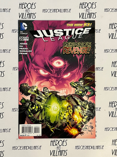 JUSTICE LEAGUE NEW 52 #20 (DC COMICS 2013) Heroes and Villains