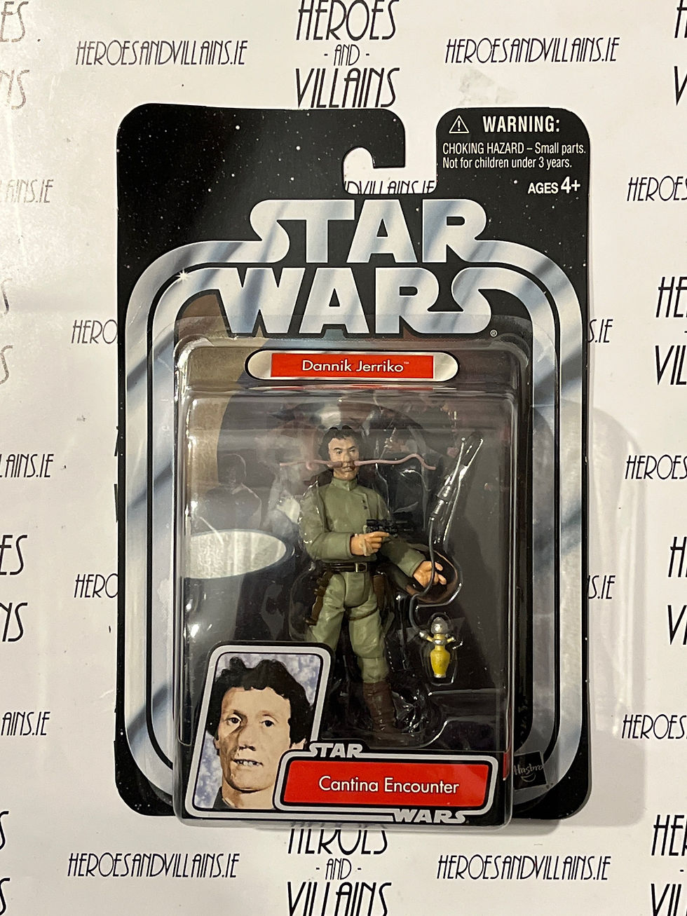 STAR WARS 3 3/4” OTC #8 ANH CANTINA ENCOUNTER DANNIK JERRIKO (HASBRO 2005)