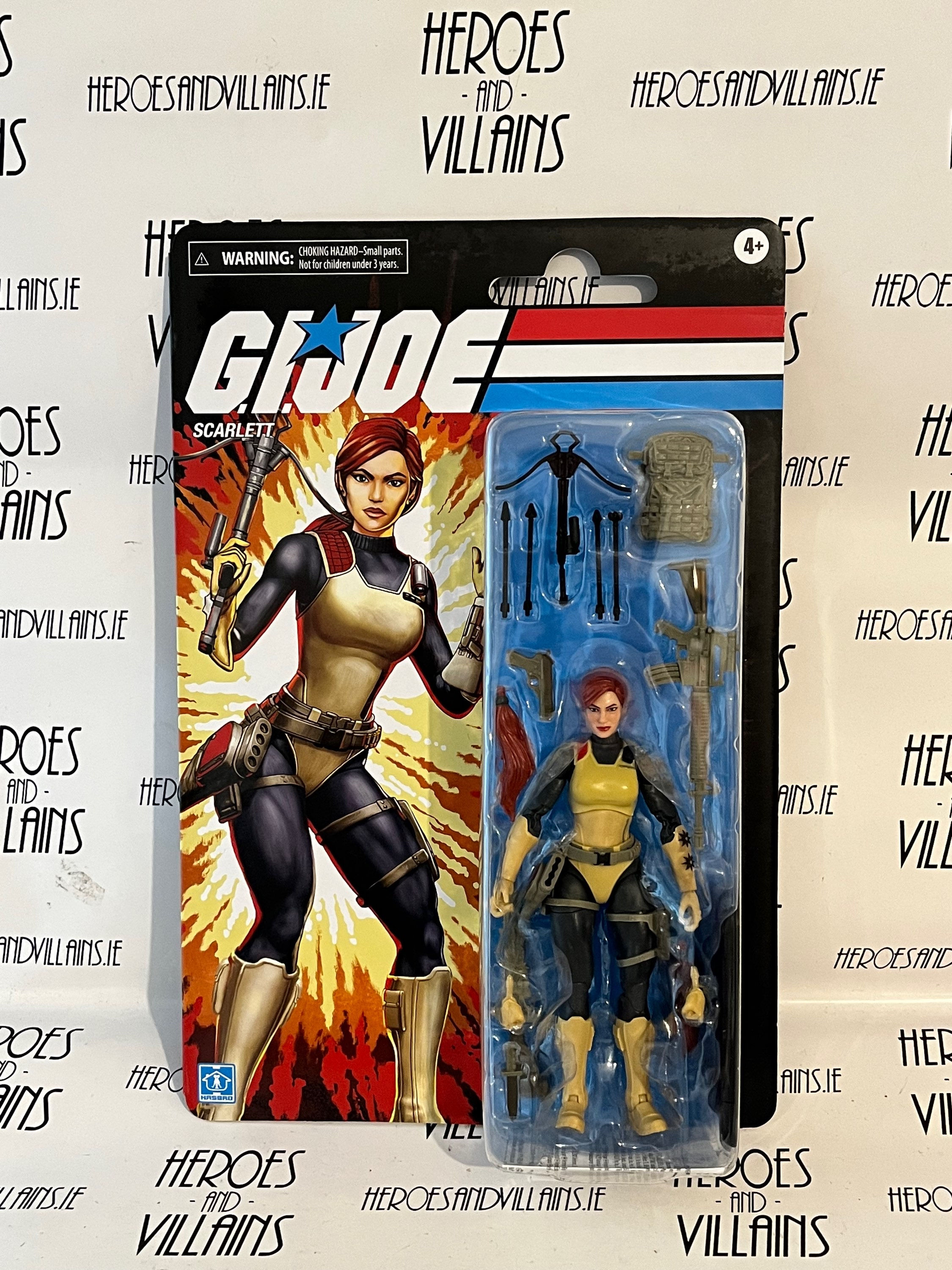 GI JOE 6" CLASSIFIED RETRO SCARLETT (HASBRO 2024)