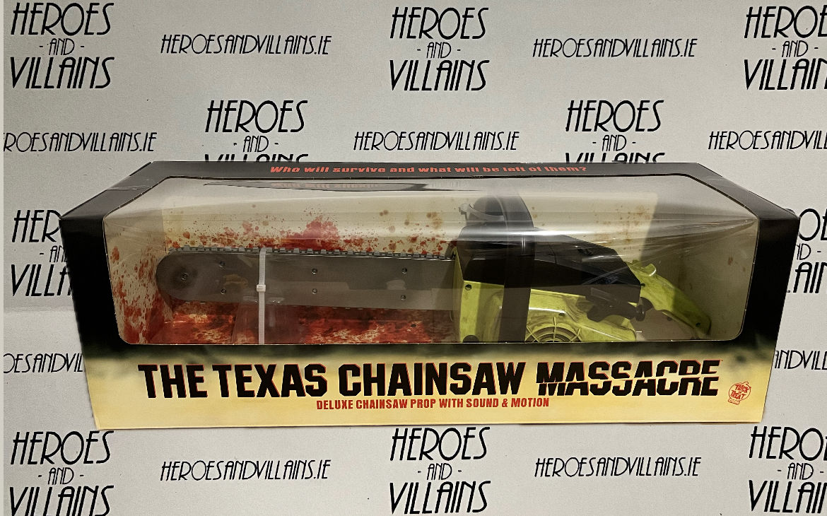 RE-ORDER:THE TEXAS CHAINSAW MASSACRE LEATHERFACE’S CHAINSAW PROP RELICA (TRICK