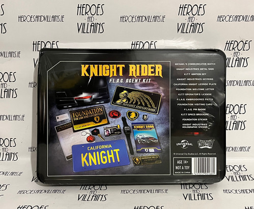 KNIGHT RIDER F.L.A.G. AGENT KIT BOX and COMMUNICATION WATCH SET (DOCTOR ...