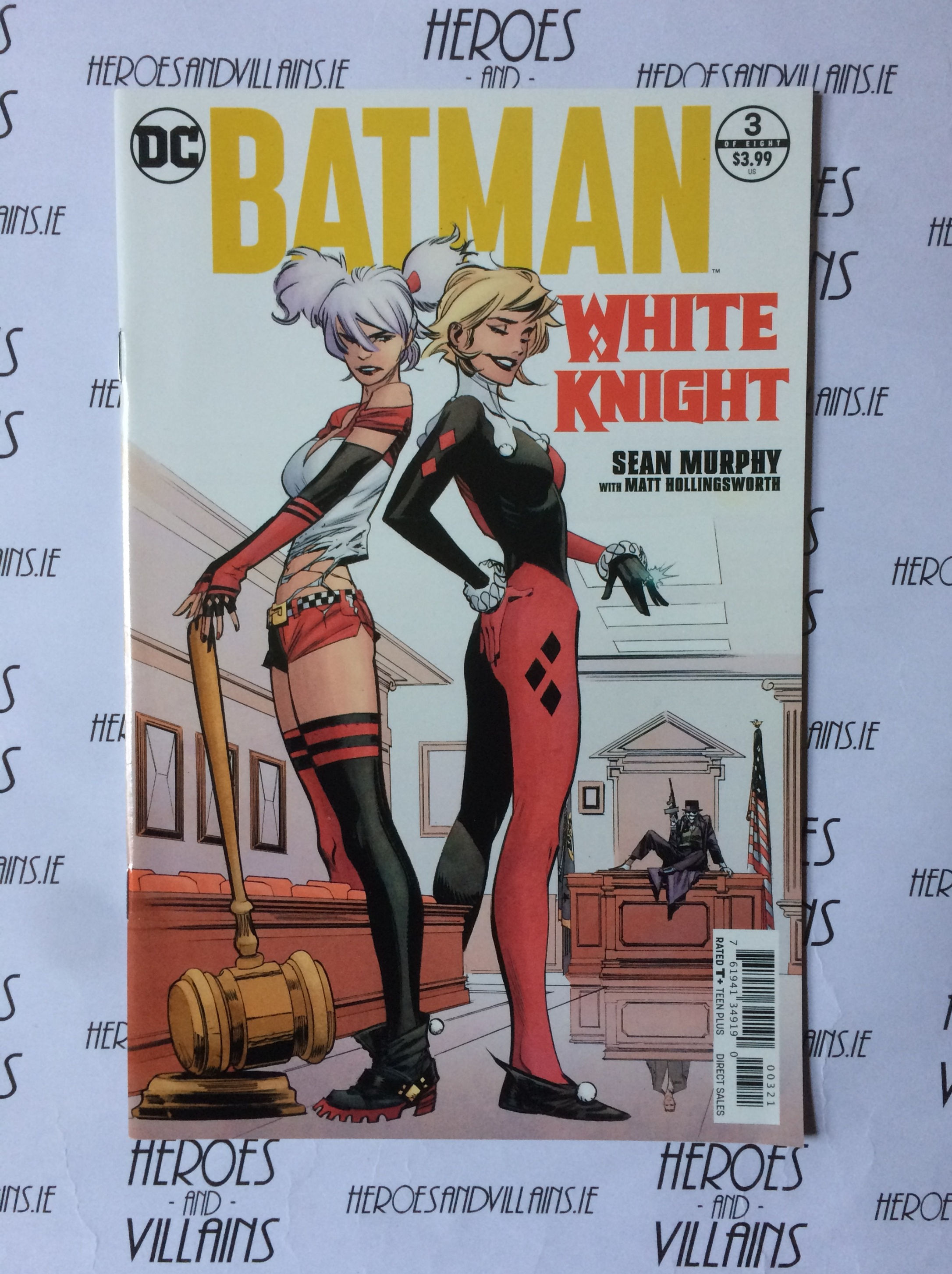 BATMAN WHITE KNIGHT #3 HARLEY QUINN VARIANT COVER (DC COMICS 2017)