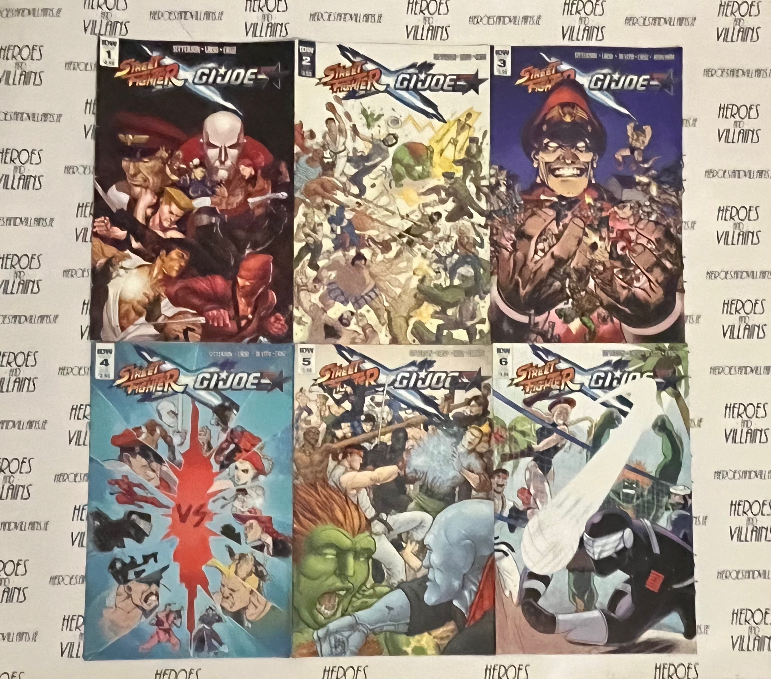 STREET FIGHTER X GI JOE MINI SERIES (IDW PUBLISHING 2016)