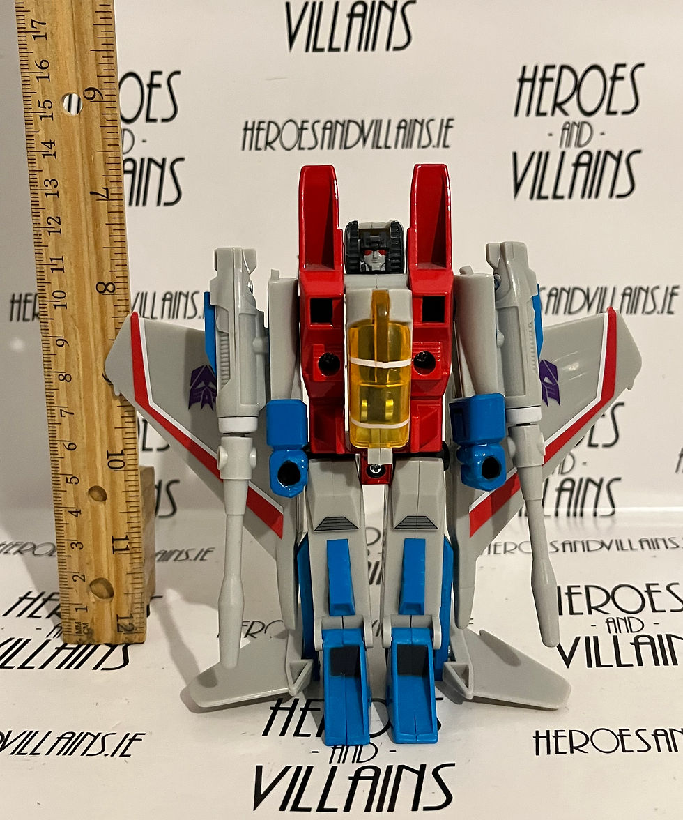 Thumbnail: TRANSFORMERS 40TH ANNIVERSARY RETRO G1 DECEPTICON STARSCREAM (HASBRO 2023)