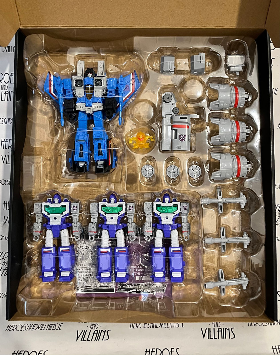 Thumbnail: TRANSFORMERS DRAMATIC CAPTURE DECEPTICON SET THUNDERCRACKER WITH REFL