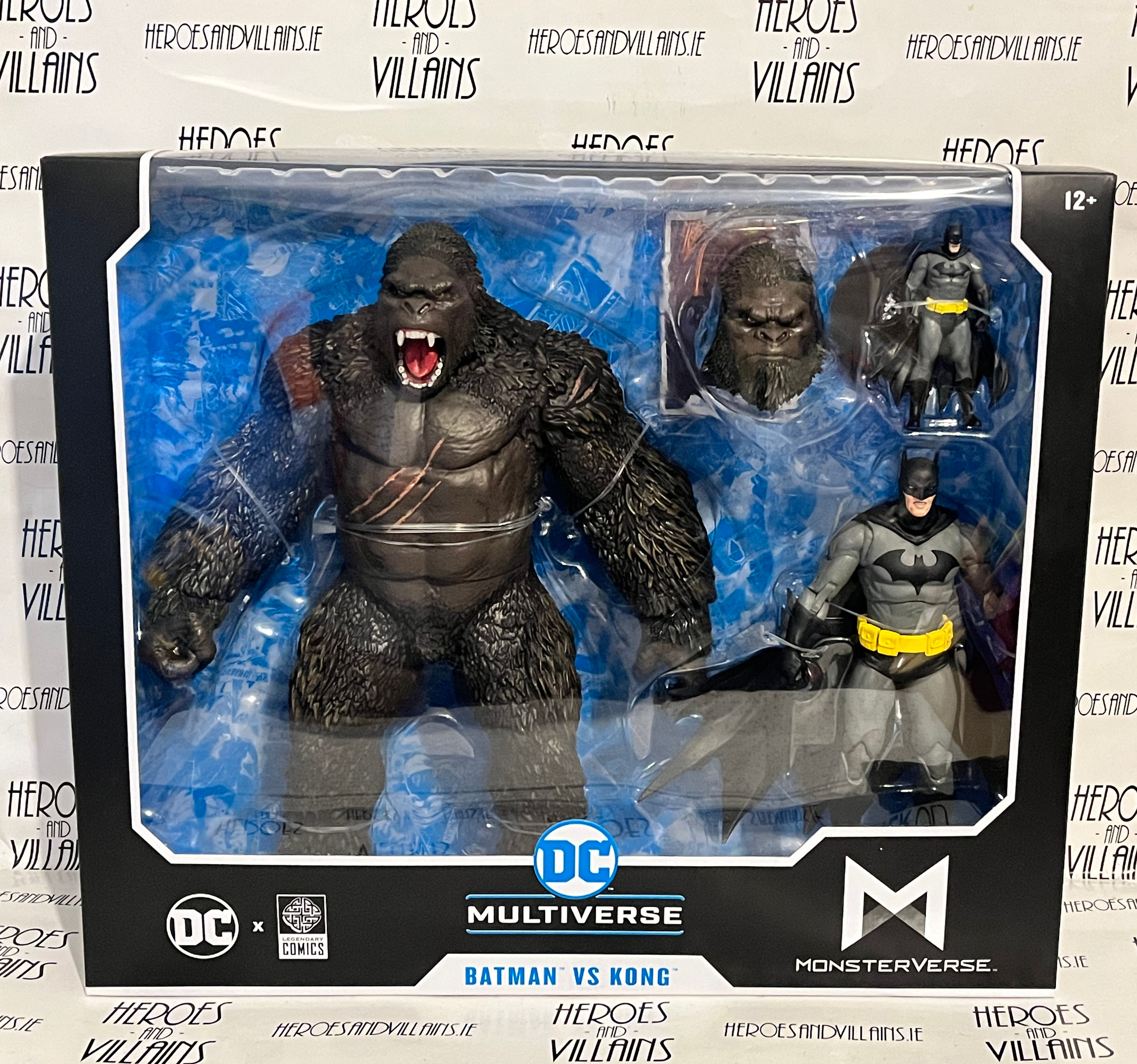 DC MULTIVERSE JL VS MONSTERVERSE BATMAN AND KING KONG (MCFARLANE TOYS