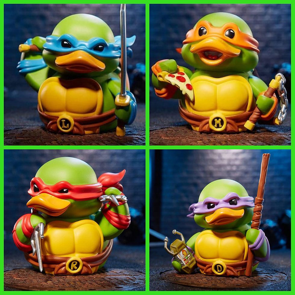 Thumbnail: TEENAGE MUTANT NINJA TURTLES TUBBZ PVC FIGURE SET (NUMSKULL 2024) 