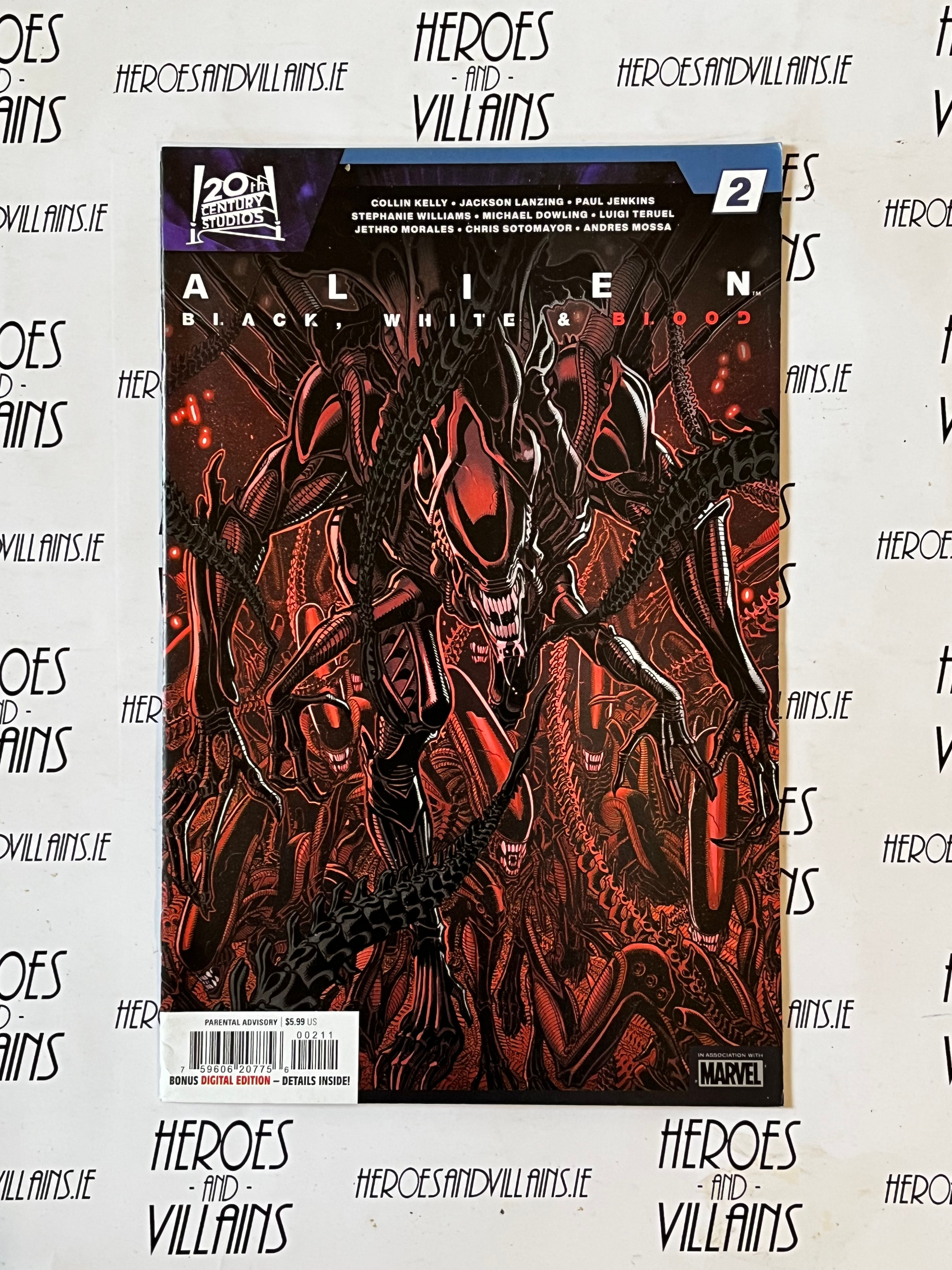 ALIEN BLACK WHITE BLOOD #2 (MARVEL COMICS 2024)