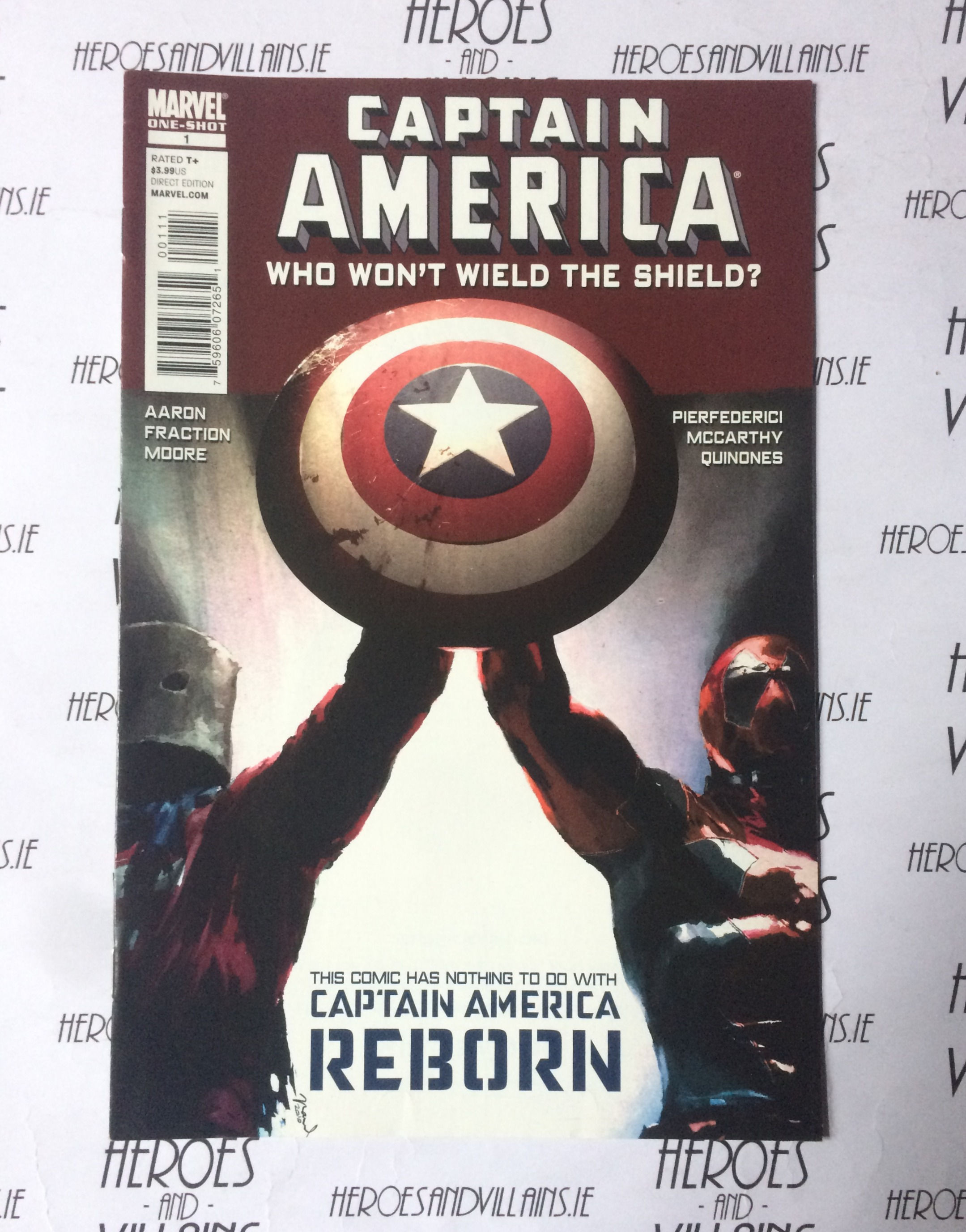 CAPTAIN AMERICA WHO WON'T WIELD THE SHIELD ONE SHOT (MARVEL COMICS 2010)