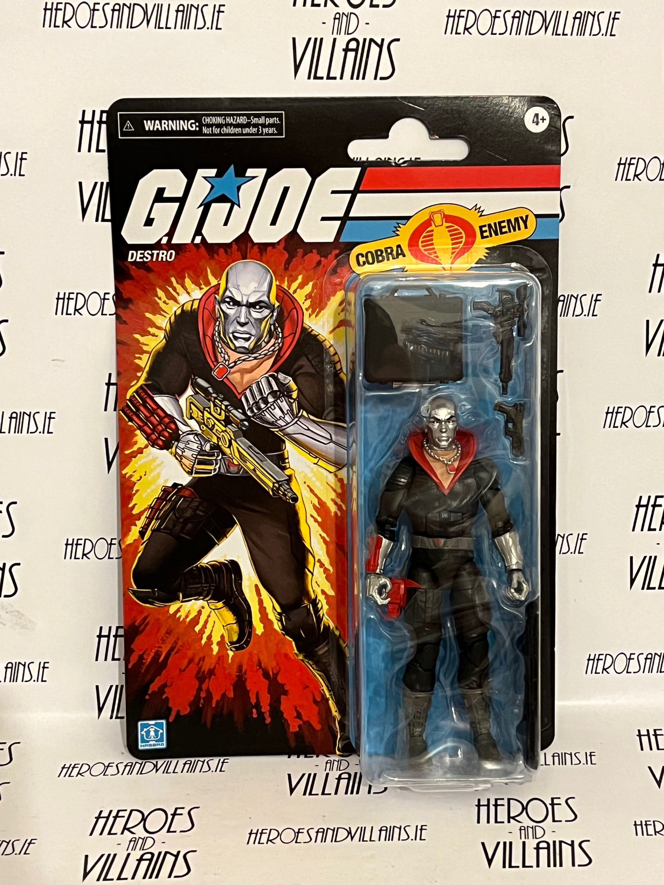 GI JOE RETRO CLASSIFIED 6" DESTRO (HASBRO 2022)