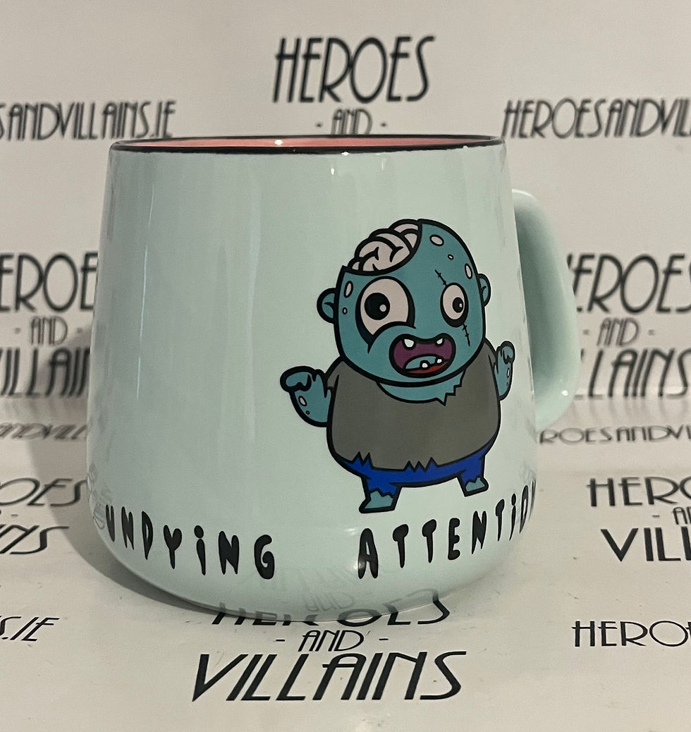Miniature : CUTE CUDDLY CREATURES 12” ZOMBIE PLUSH and MUG SET (CELTIC CREATIVE STUDIOS 2025