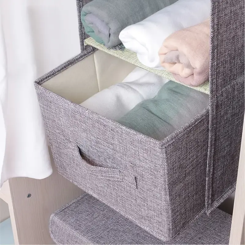 Thumbnail: Hanging Storage Bag for Closet Organizer and Hangers