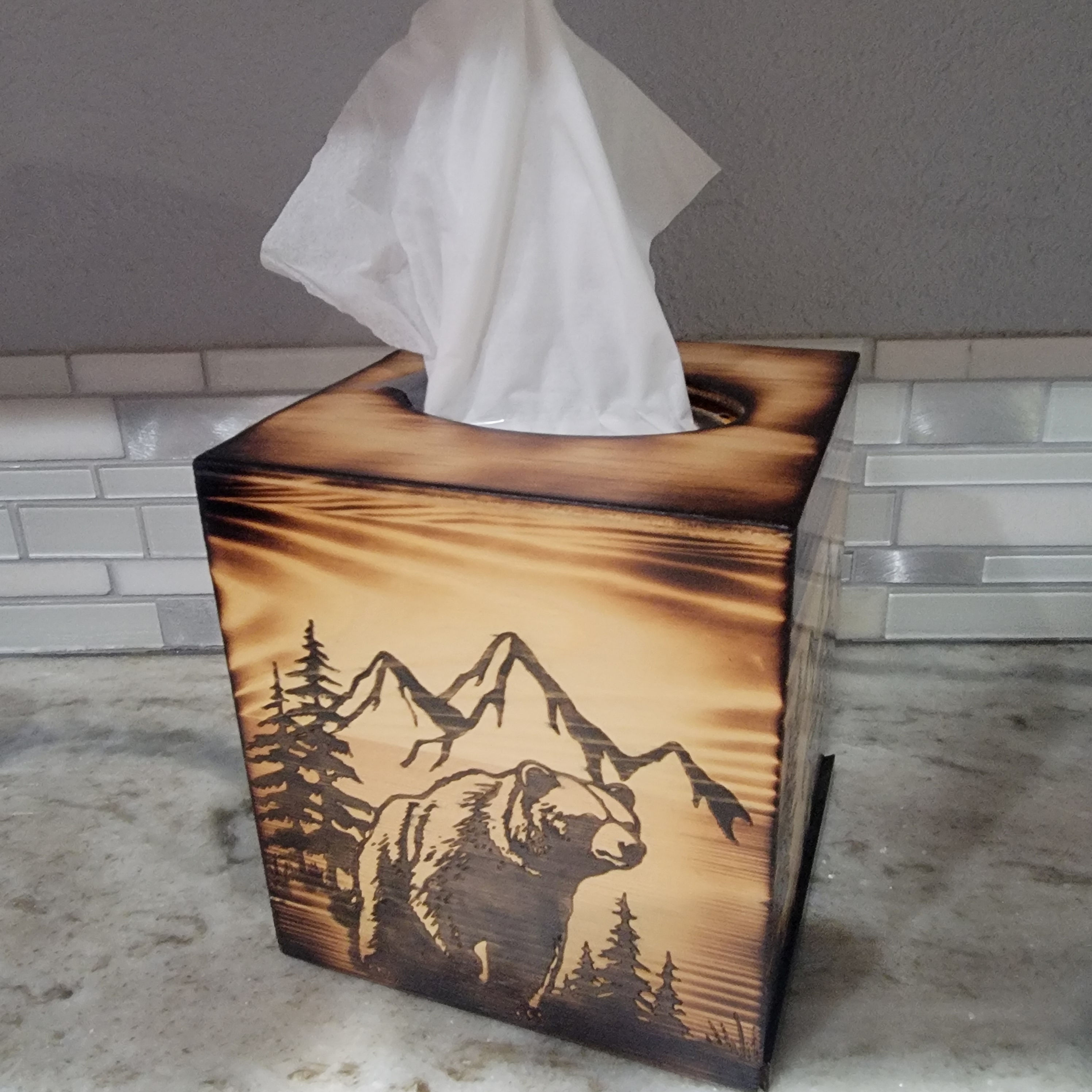 Wildlife Tissue Box Extra Detail