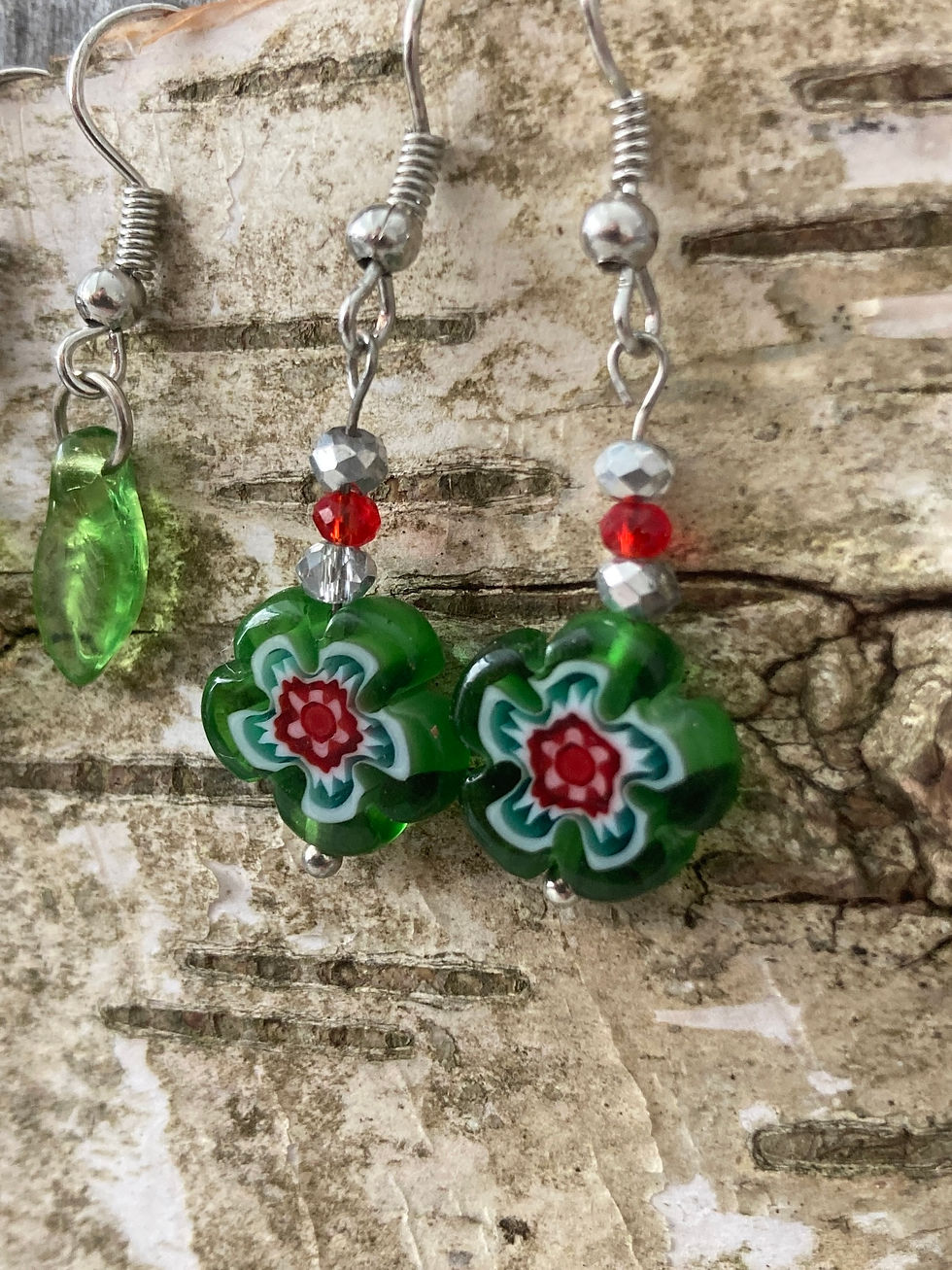 Oorbellen Flower (per paar)