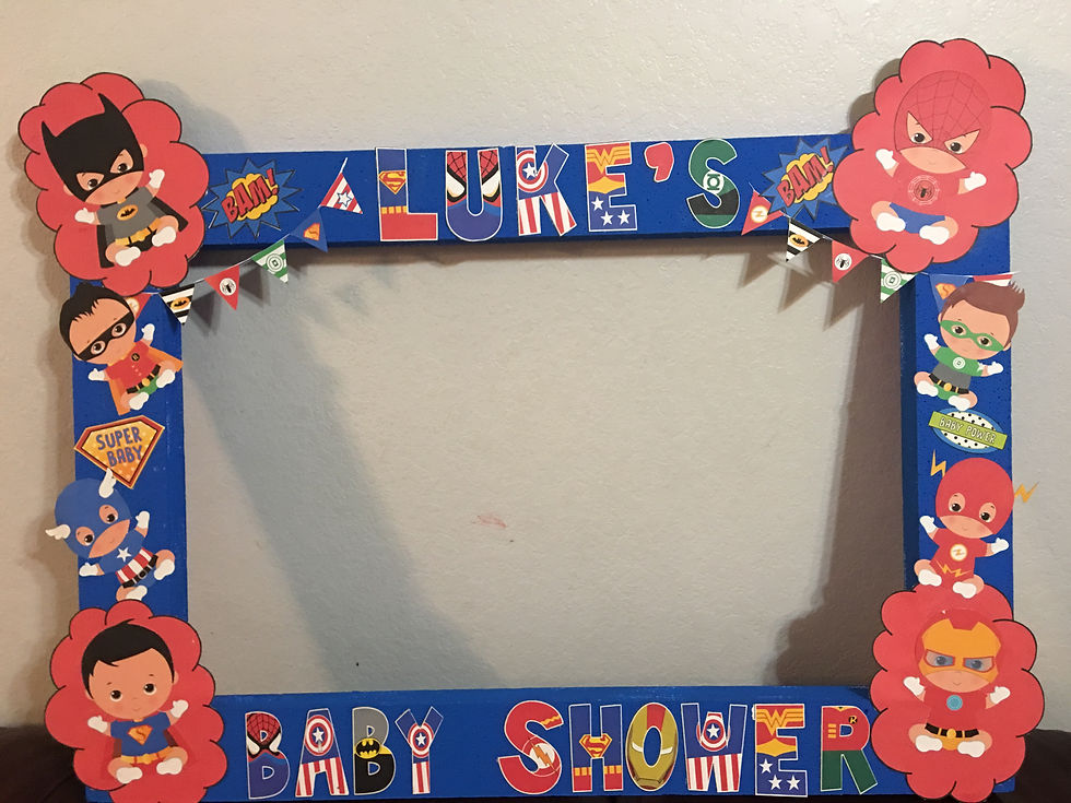 SMALL STYROFOAM PHOTO FRAME