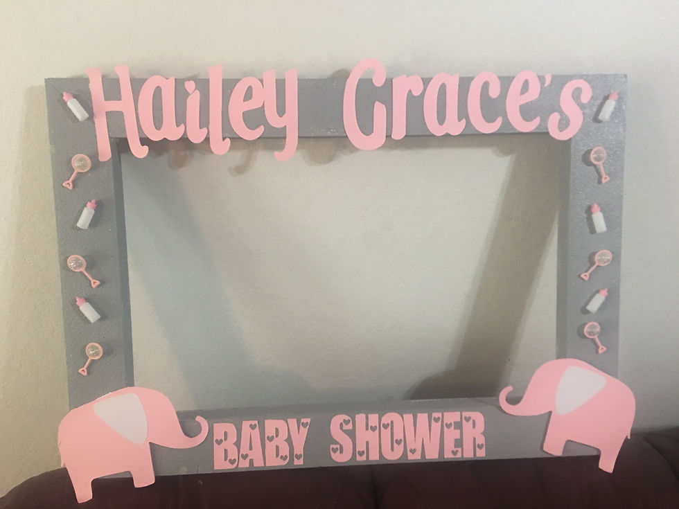 MEDIUM STYROFOAM PHOTO FRAME