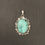 Thumbnail: Oval Turquoise Pendant