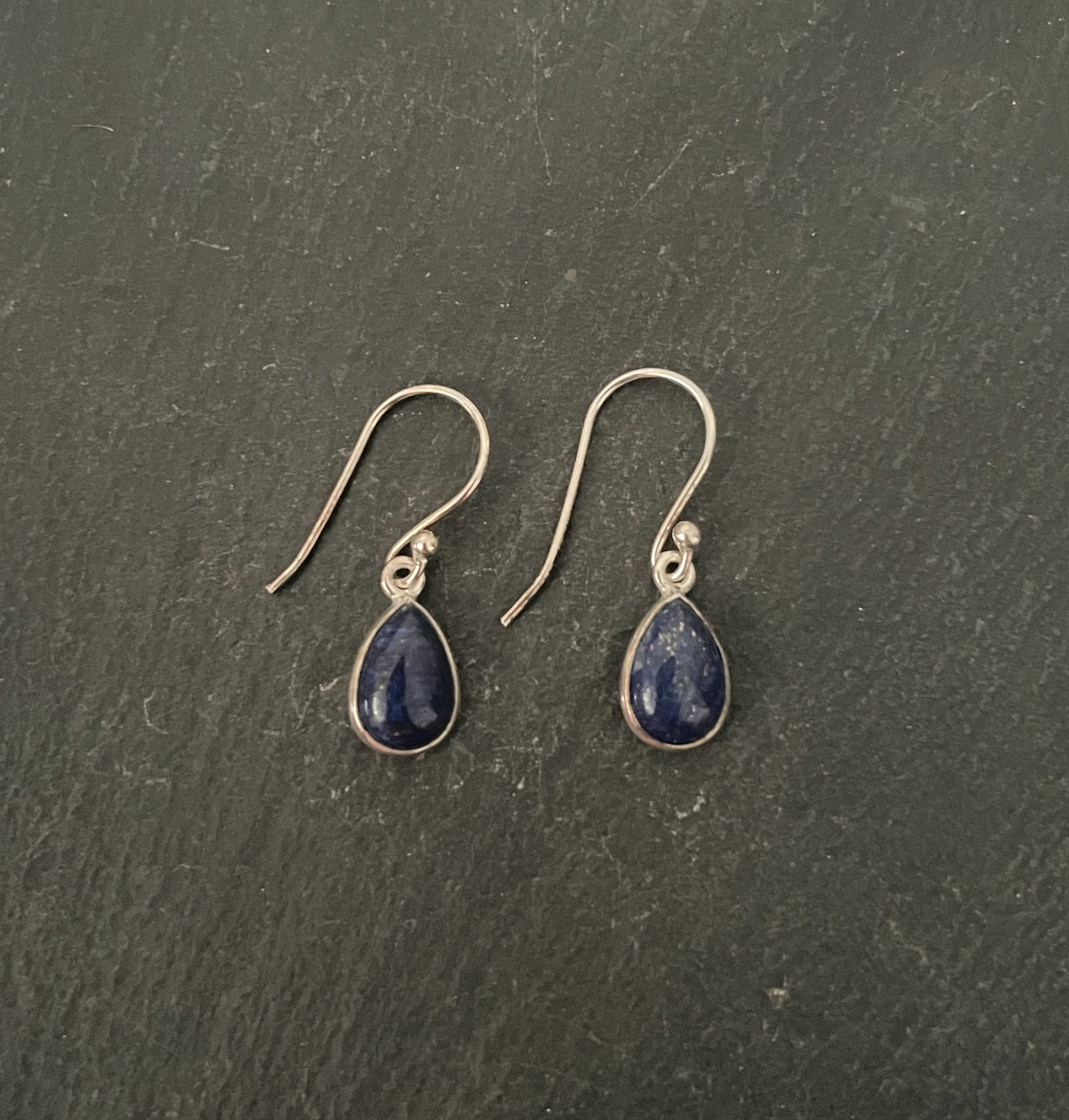 Lapis Lazuli Teardrop Earrings